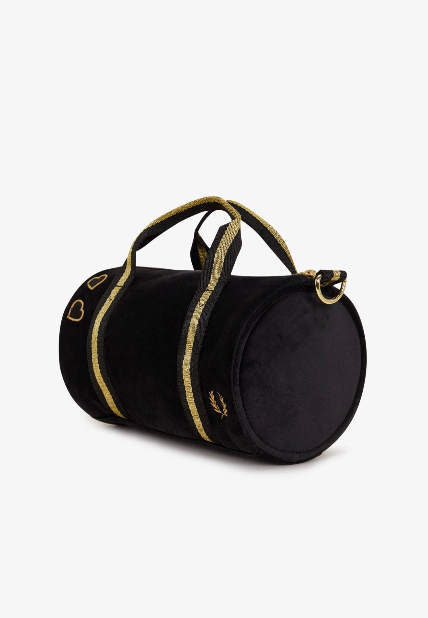Fred Perry x Amy Winehouse - Amy Mini Velour Barrel Black - Dufflebag | Neutral-Image