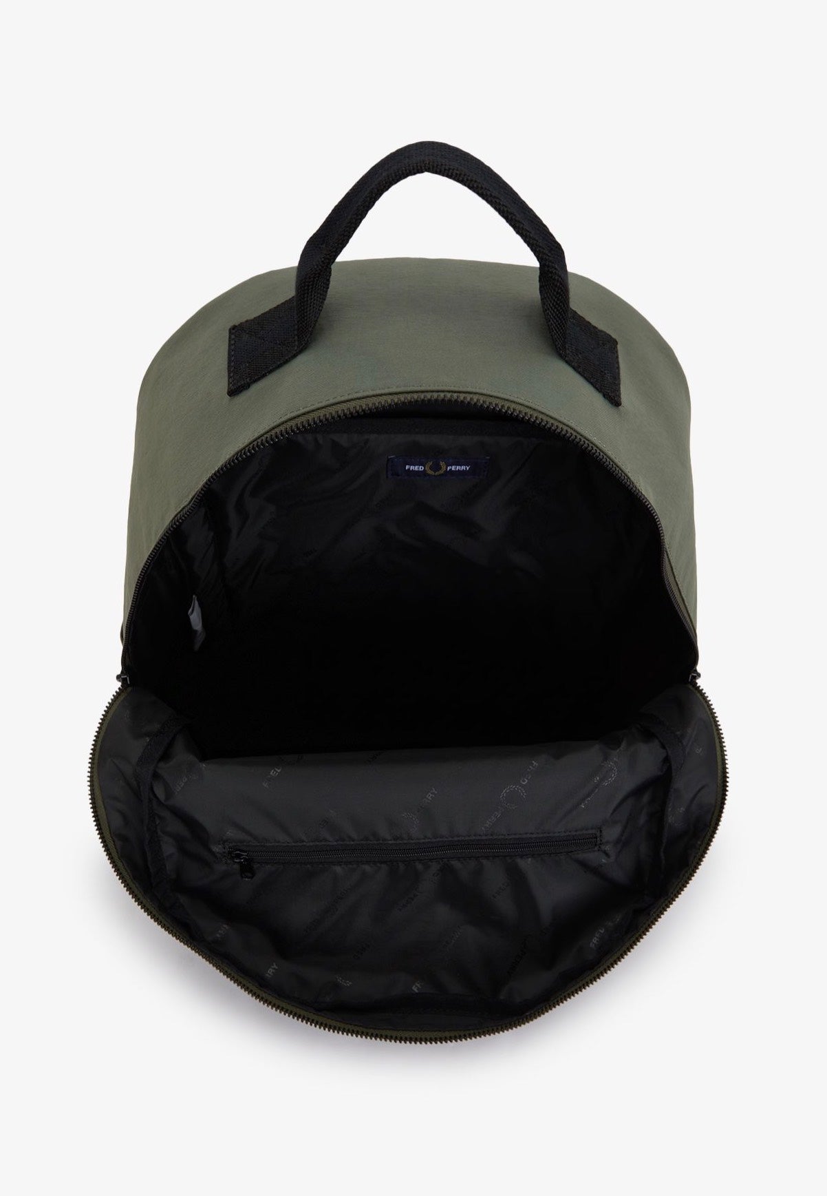 Fred Perry - Nylon Badge Laurel Wreath Green - Backpack | Neutral-Image