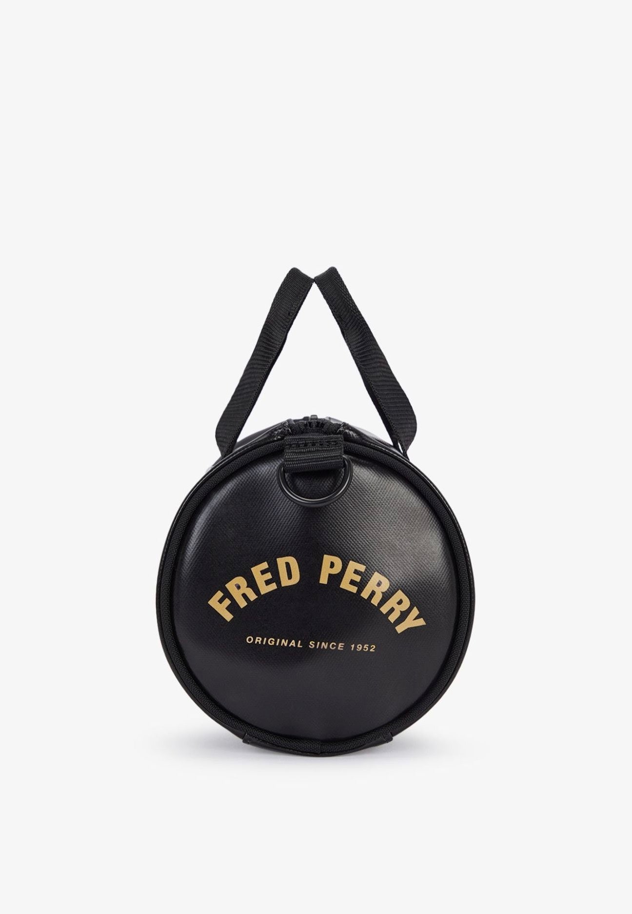 Fred Perry - Tonal Classic Mini Barrel Black/Gold - Dufflebag | Neutral-Image