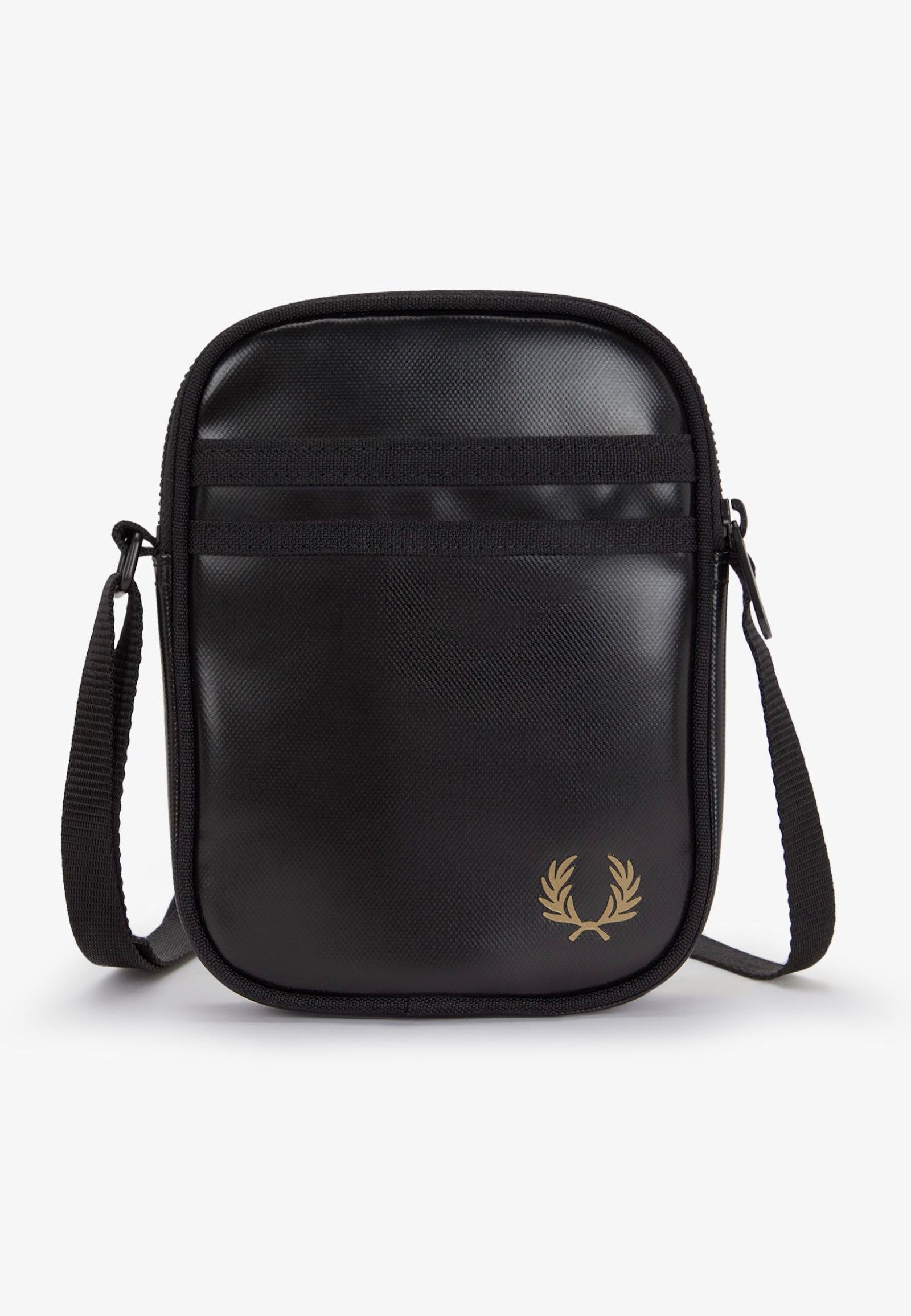 Fred Perry - Tonal Classic Small Side Black/Gold - Crossbody Bag | Neutral-Image