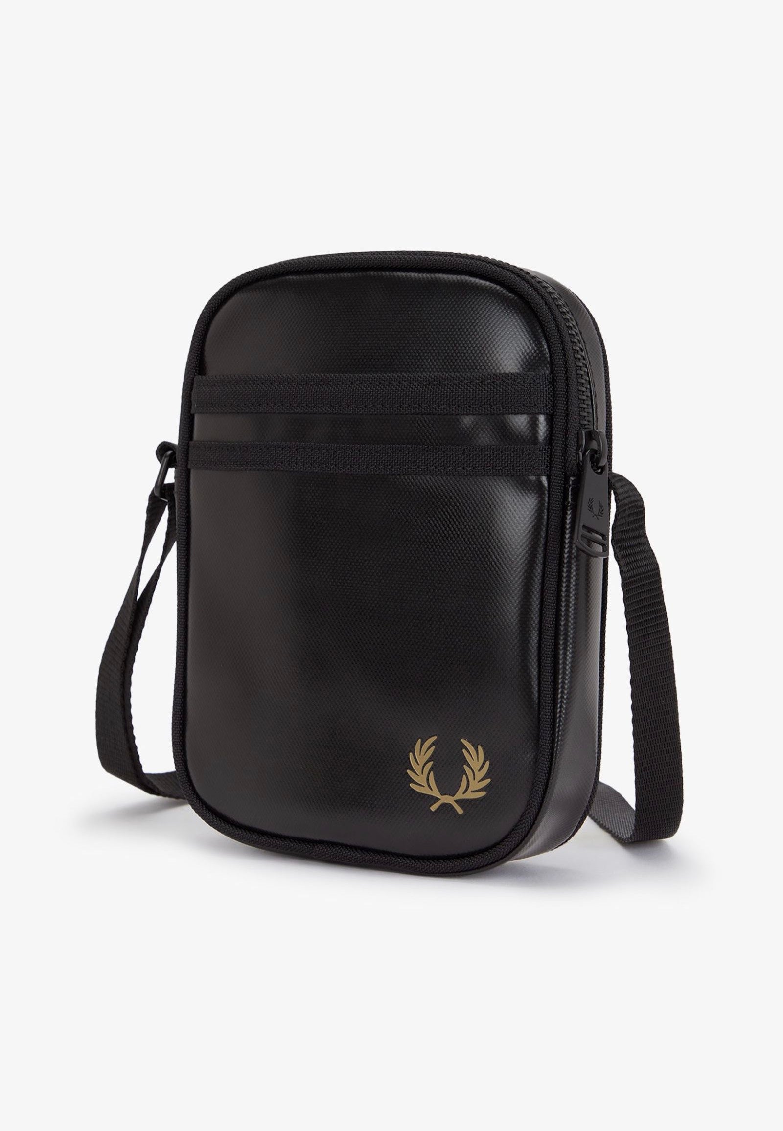 Fred Perry - Tonal Classic Small Side Black/Gold - Crossbody Bag | Neutral-Image