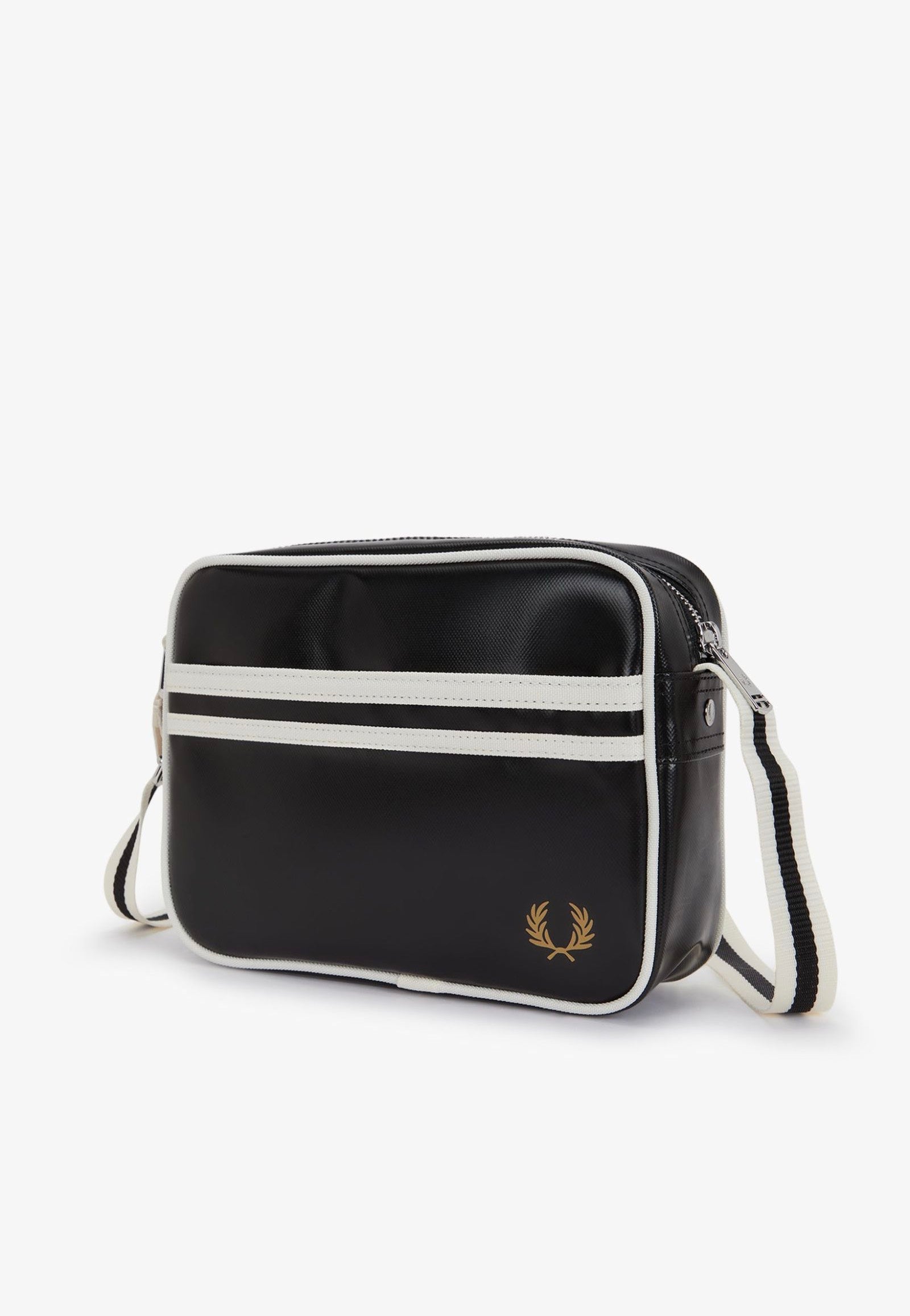 Fred Perry - Classic Mini Black/Ecru - Shoulder Bag | Neutral-Image