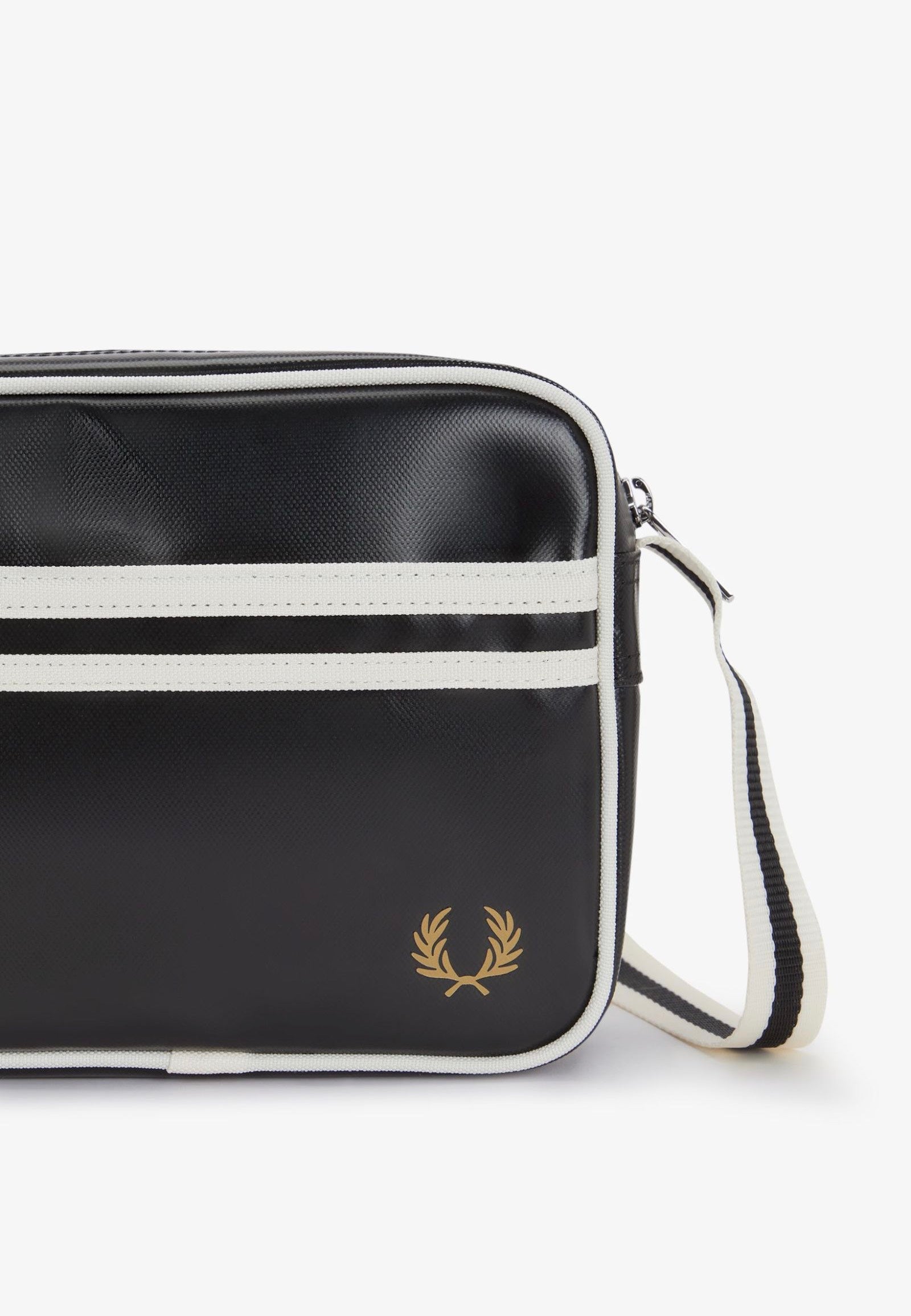 Fred Perry - Classic Mini Black/Ecru - Shoulder Bag | Neutral-Image