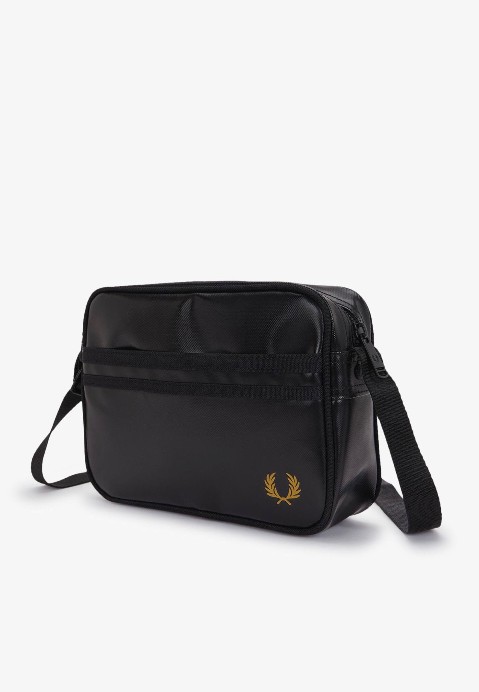 Fred Perry - Tonal Classic Mini Black/Gold - Shoulder Bag | Neutral-Image