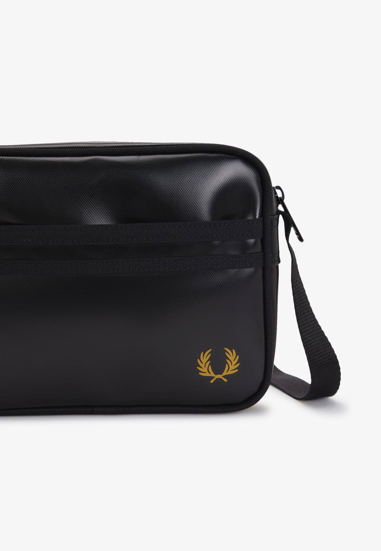 Fred Perry - Tonal Classic Mini Black/Gold - Shoulder Bag | Neutral-Image
