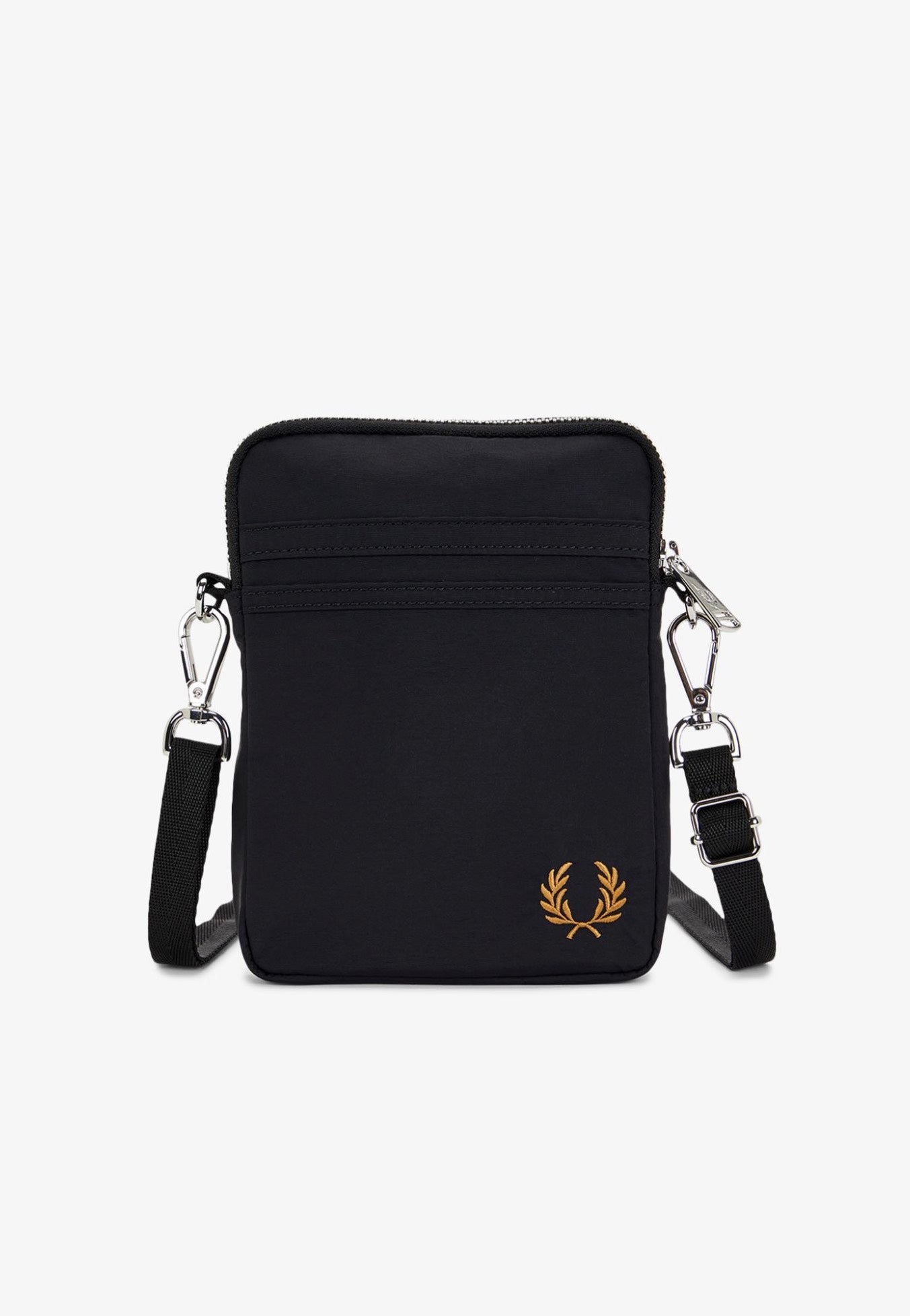 Fred Perry - Brentham Small Side Black - Bag | Neutral-Image