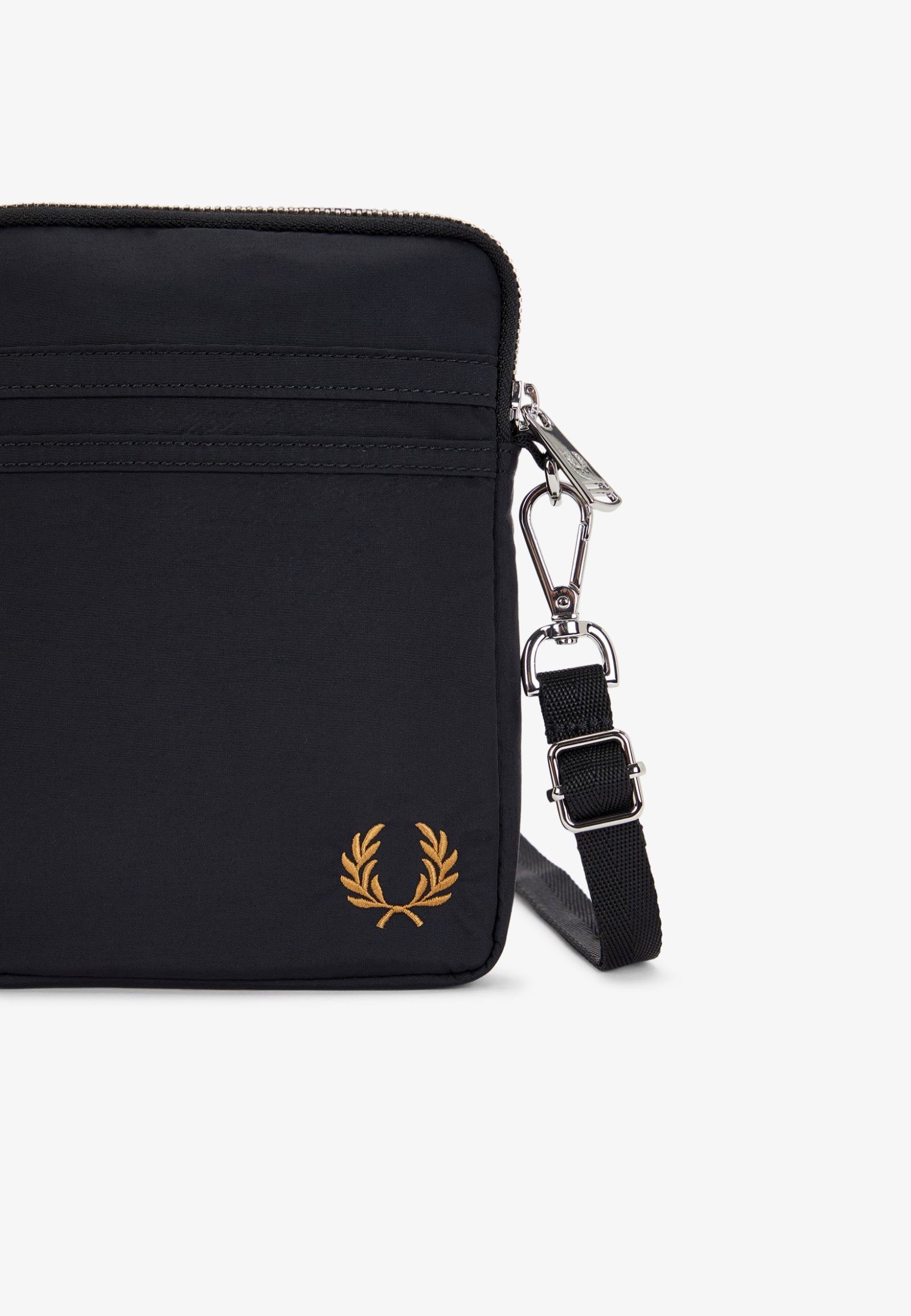 Fred Perry - Brentham Small Side Black - Bag | Neutral-Image