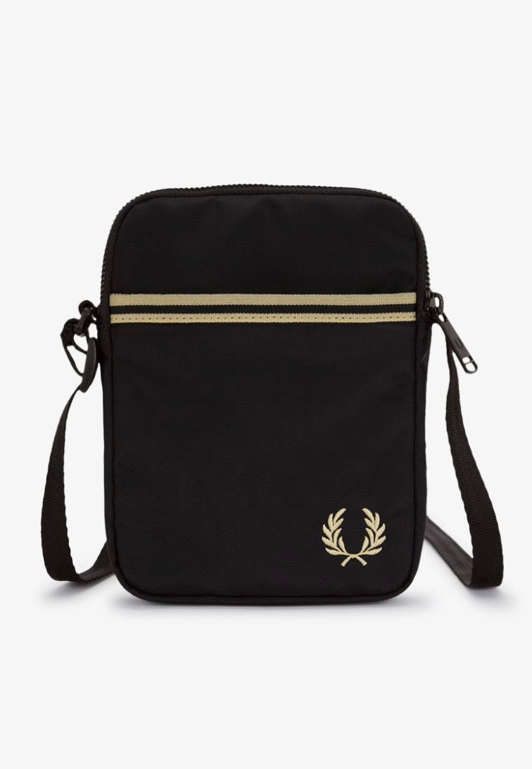 Fred Perry - Tipped Tape Small Side Black - Crossbody Bag | Neutral-Image