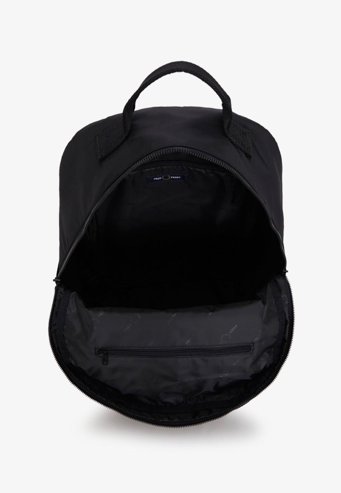 Fred Perry - Crinkle Nylon Black - Backpack | Neutral-Image