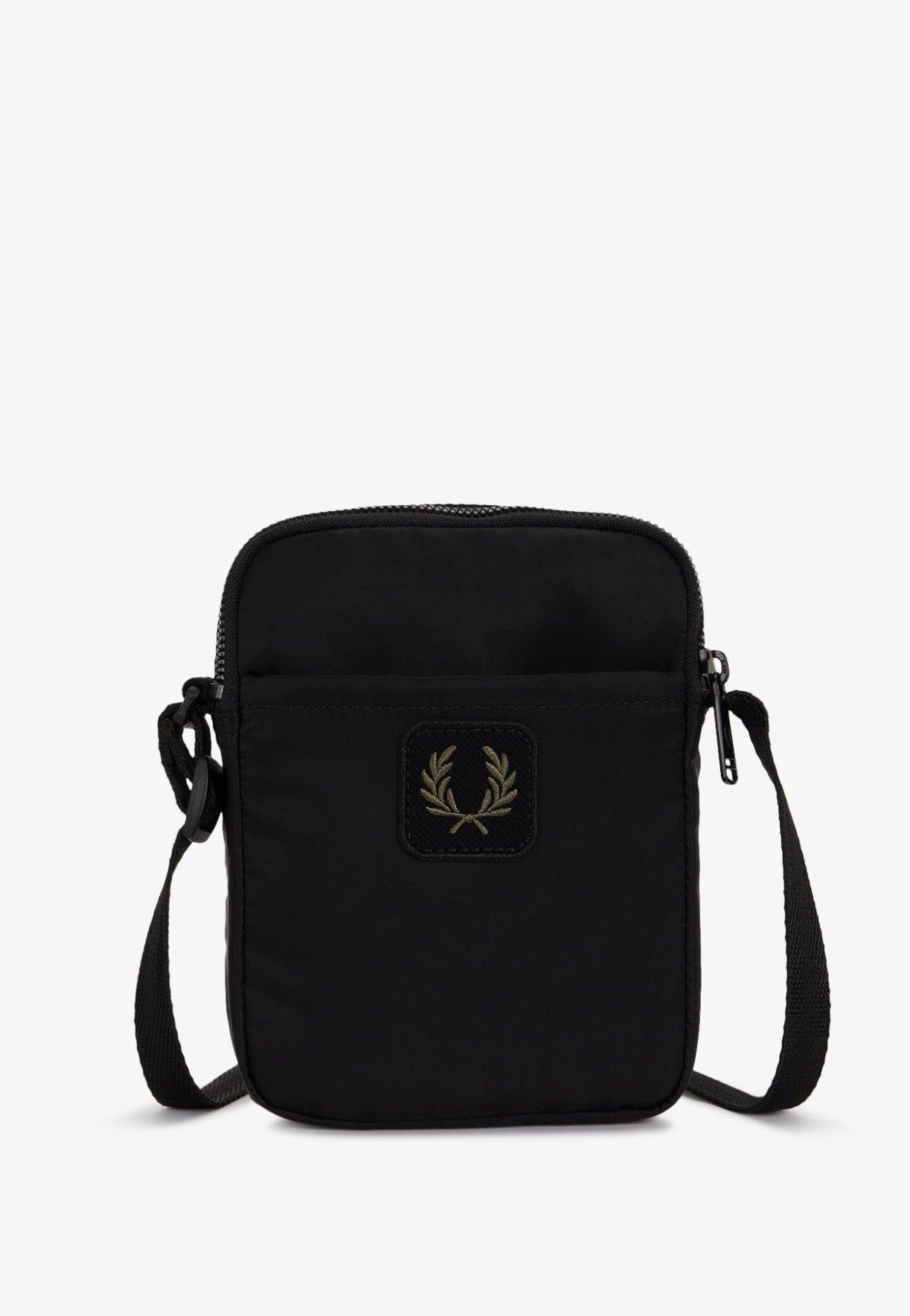 Fred Perry - Crinkle Nylon Small Side Black - Bag | Neutral-Image