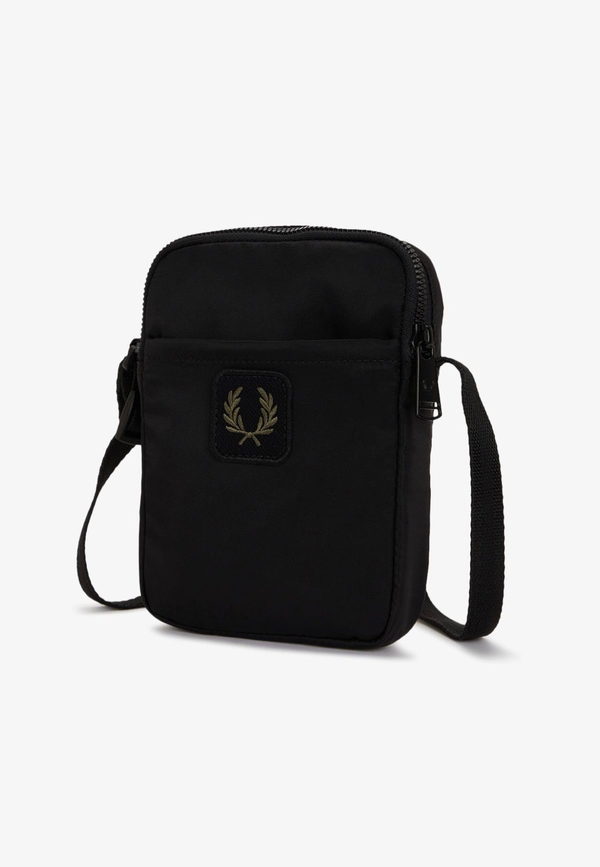 Fred Perry - Crinkle Nylon Small Side Black - Bag | Neutral-Image