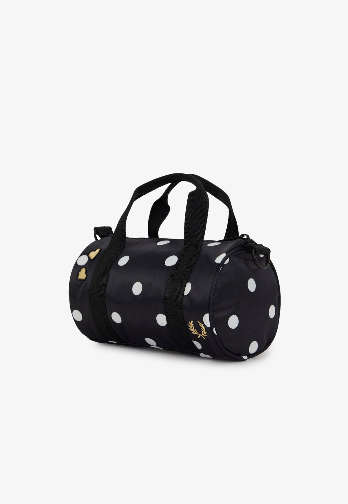 Fred Perry x Amy Winehouse Polka Dot Amy Mini Barrel Black Dufflebag | Women-Image