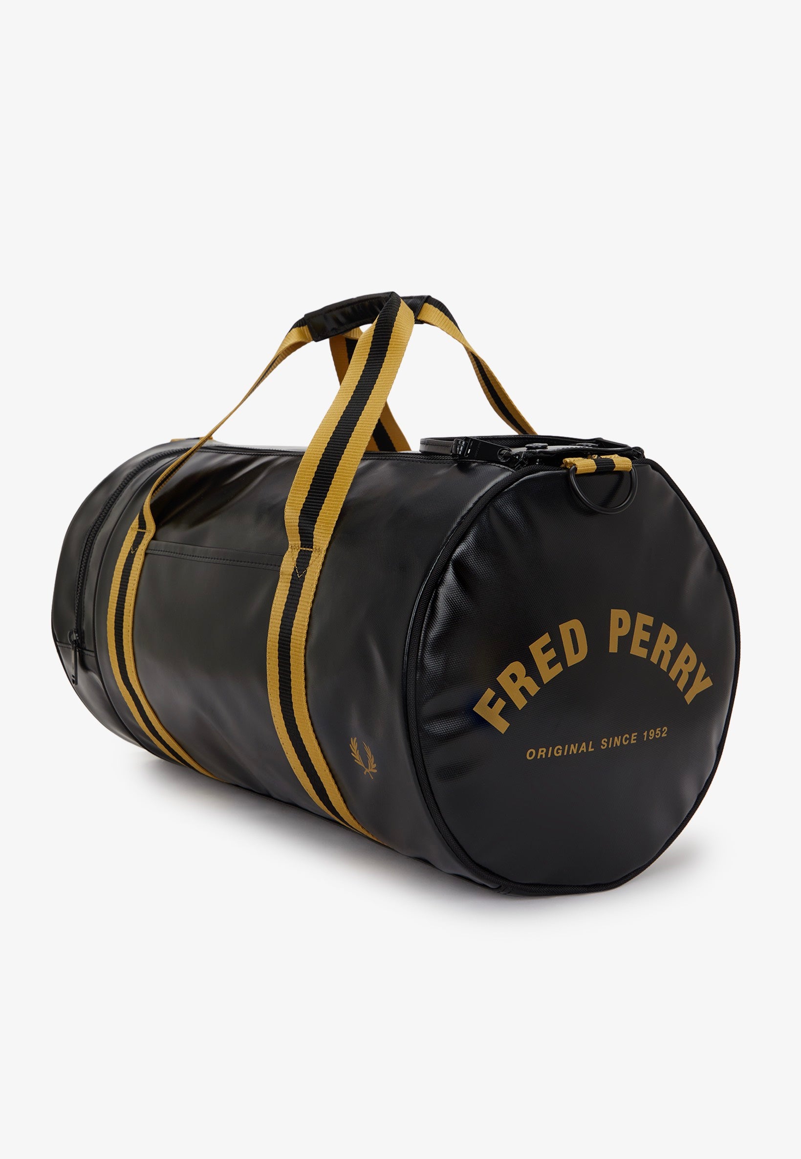 Fred Perry - Tipped Classic Barrel Black/Gold - Dufflebag | Neutral-Image