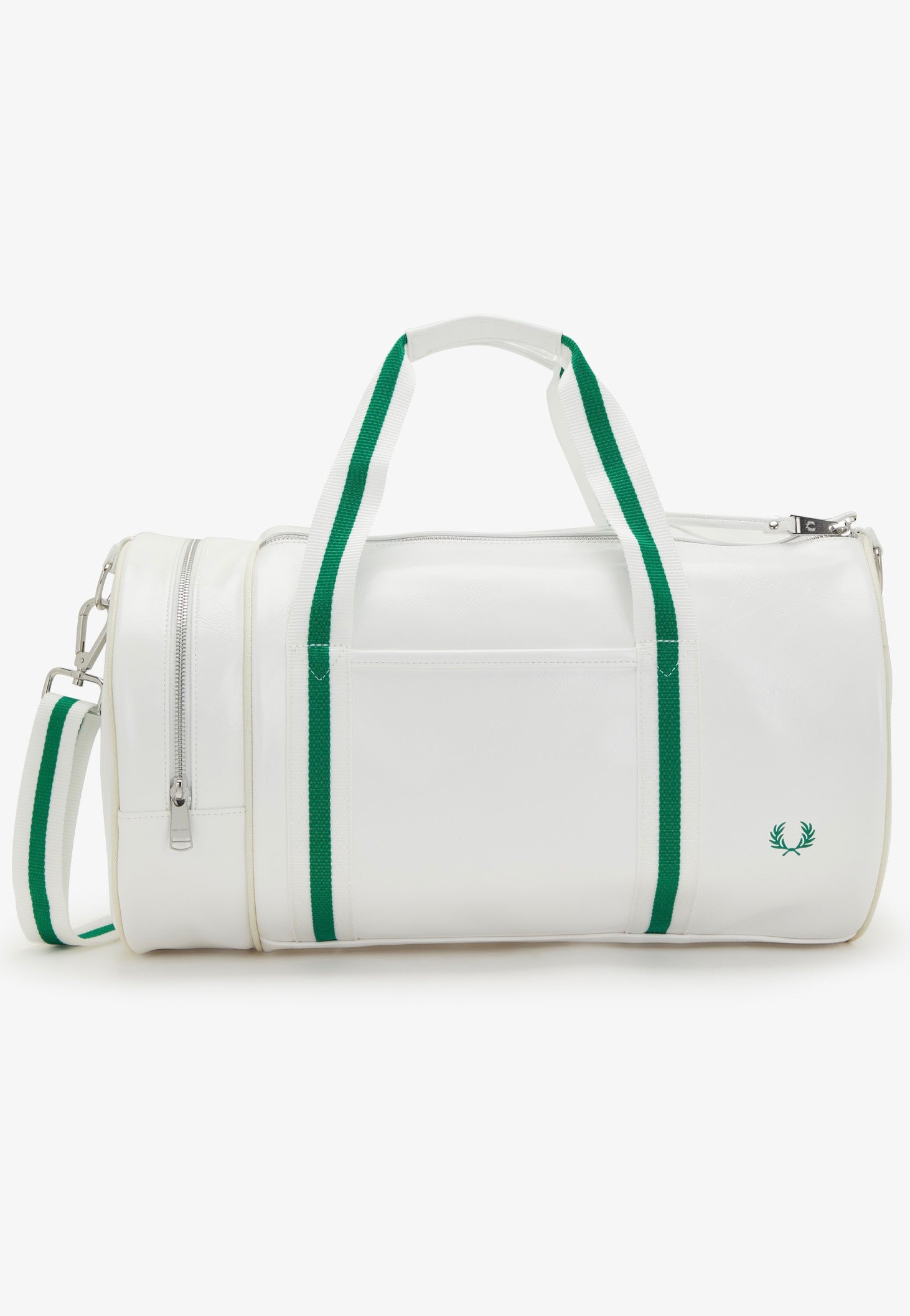 Fred Perry - Classic Barrel Snow White/Fred Perry Green - Bag | Neutral-Image