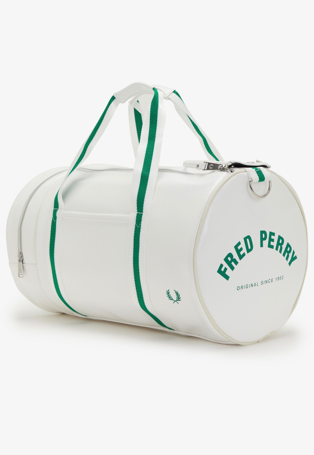 Fred Perry - Classic Barrel Snow White/Fred Perry Green - Bag | Neutral-Image