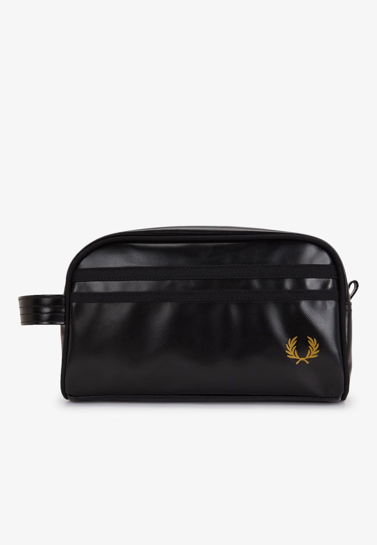 Fred Perry - Tonal Coated Black/Gold - Washbag | Neutral-Image