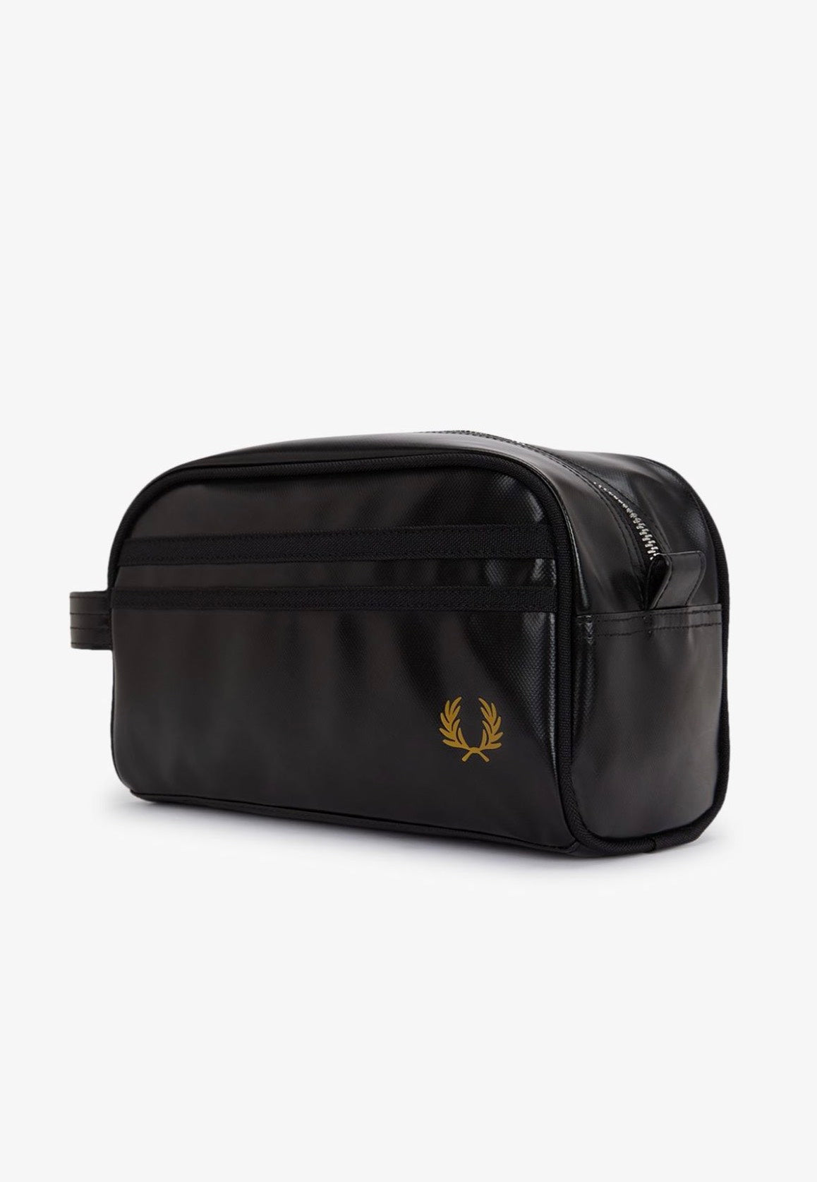 Fred Perry - Tonal Coated Black/Gold - Washbag | Neutral-Image