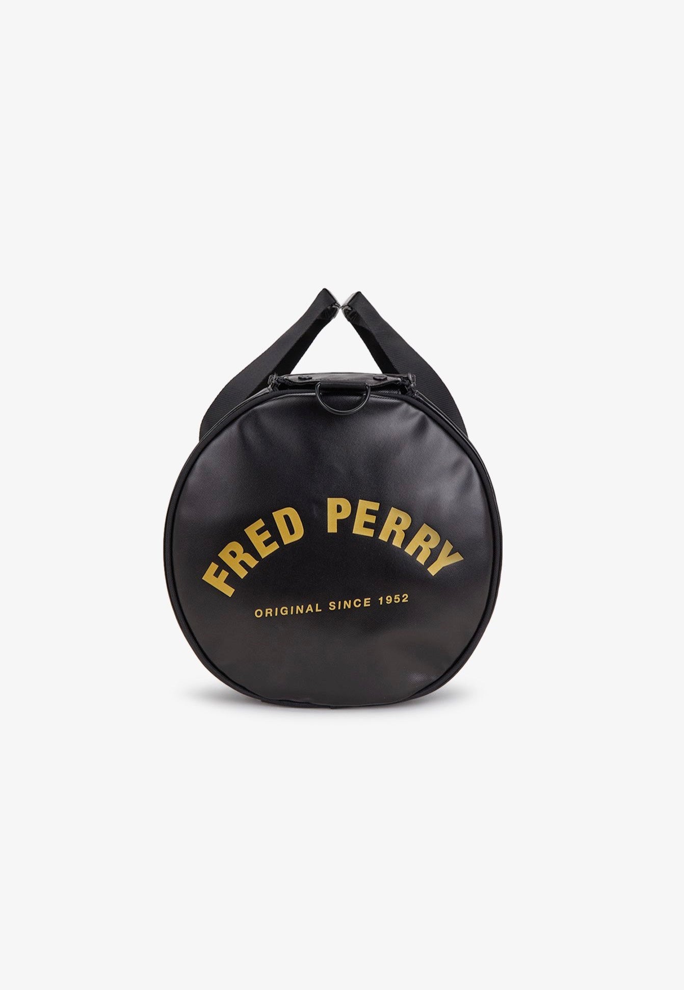 Fred Perry - Tonal Large Barrel Black/Gold - Dufflebag | Neutral-Image