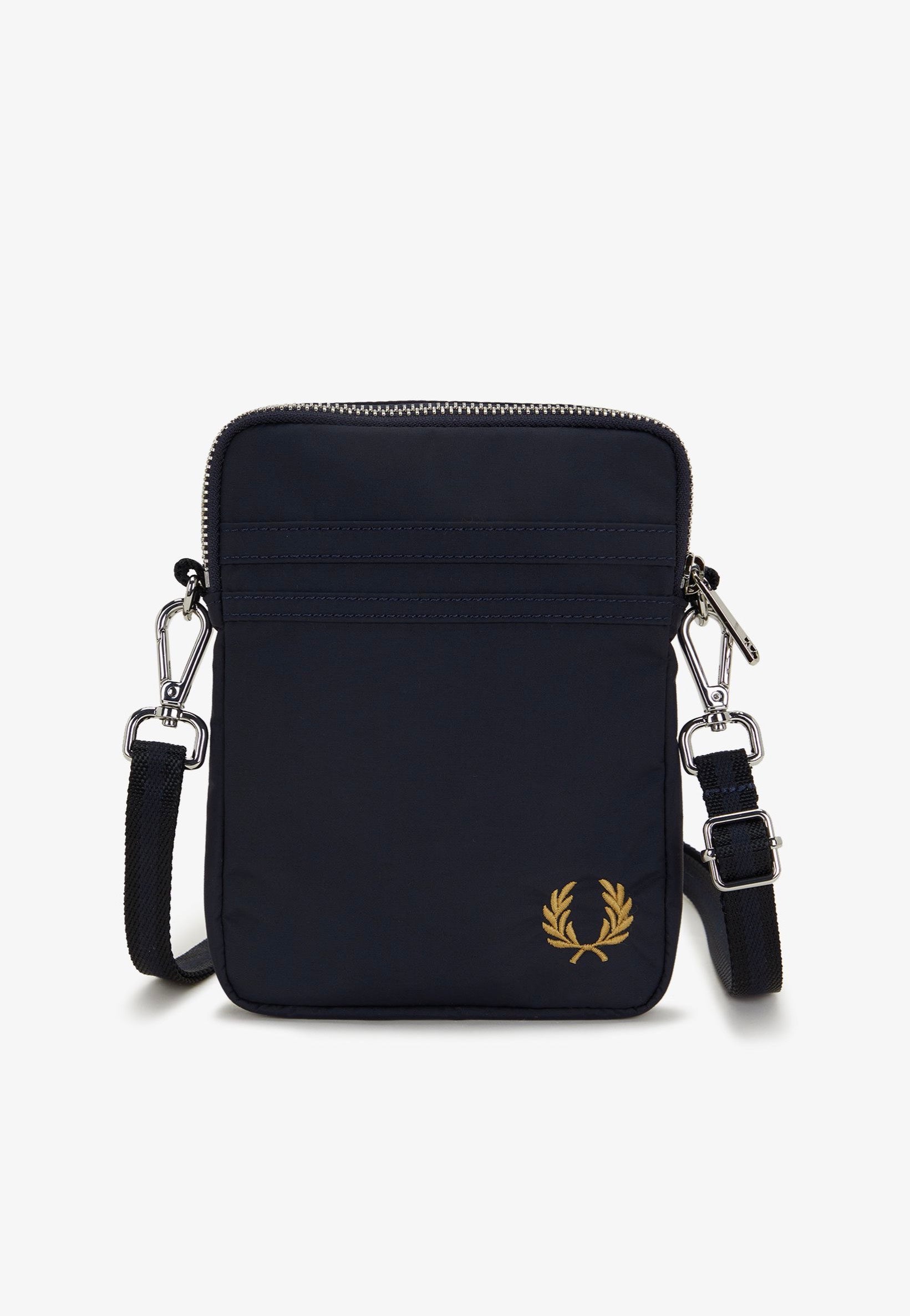 Fred Perry - Brentham Nylon Side Navy - Travel Bag | Neutral-Image