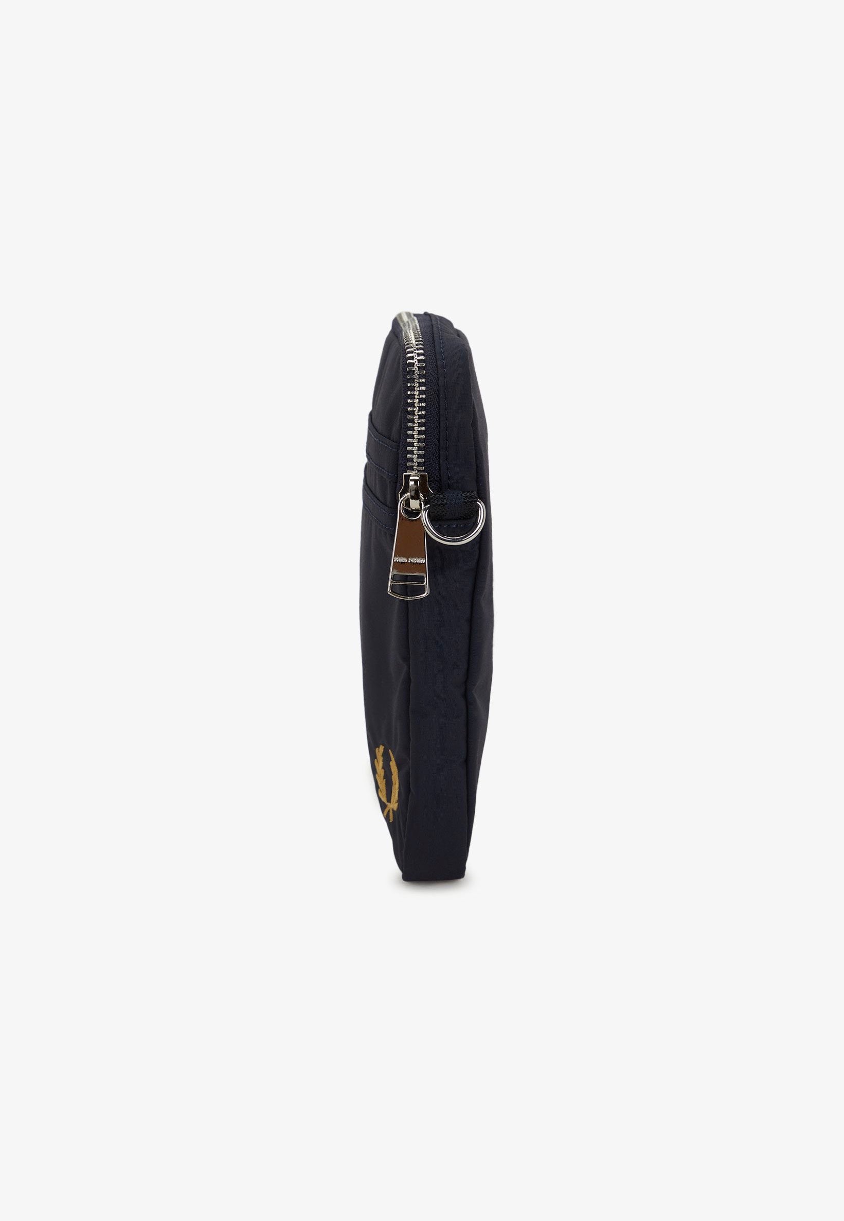 Fred Perry - Brentham Nylon Side Navy - Travel Bag | Neutral-Image