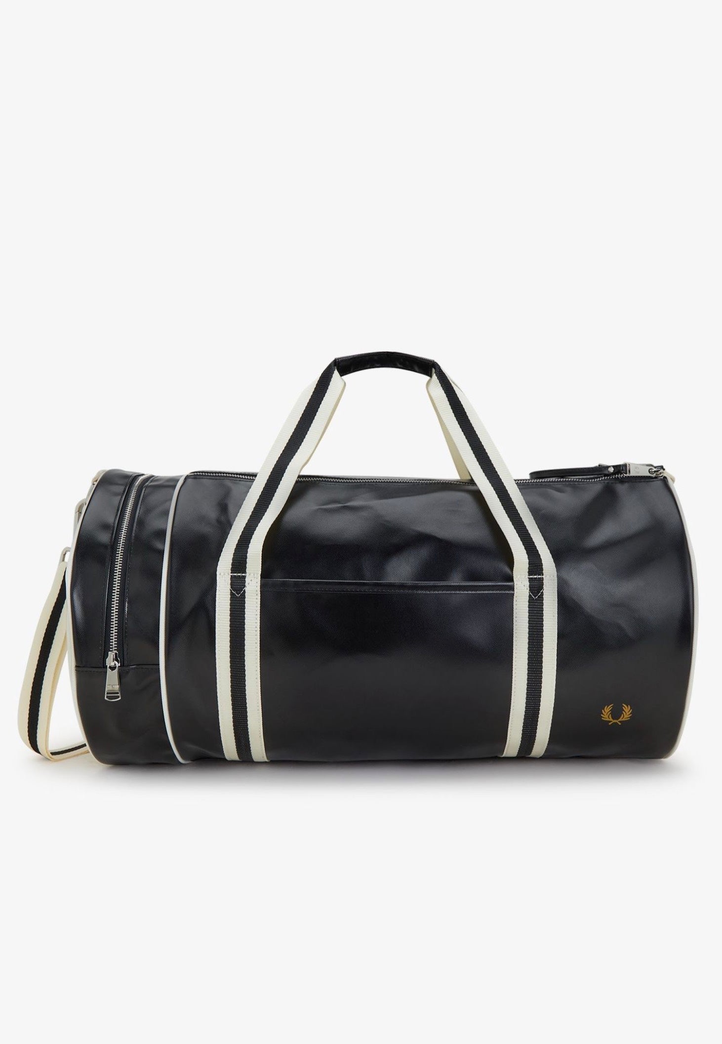 Fred Perry - Classic Large Barrel Black/Ecru - Dufflebag | Neutral-Image