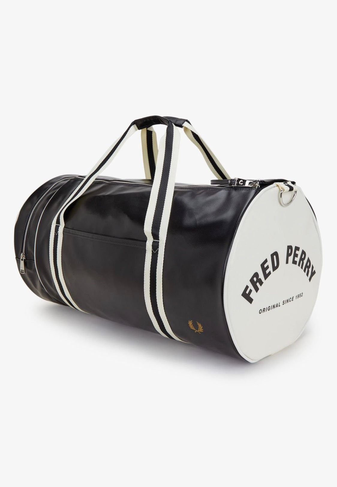 Fred Perry - Classic Large Barrel Black/Ecru - Dufflebag | Neutral-Image