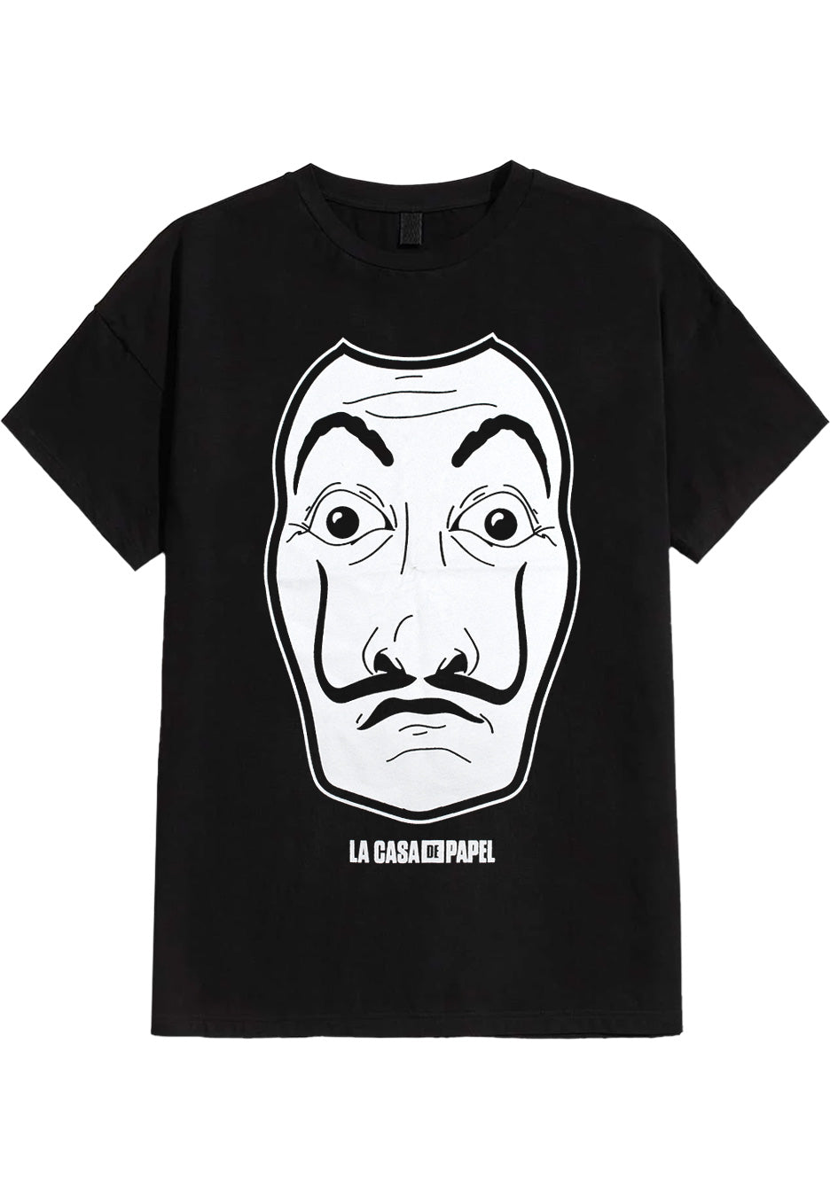 La Casa De Papel - Black Mask - T-Shirt | Neutral-Image