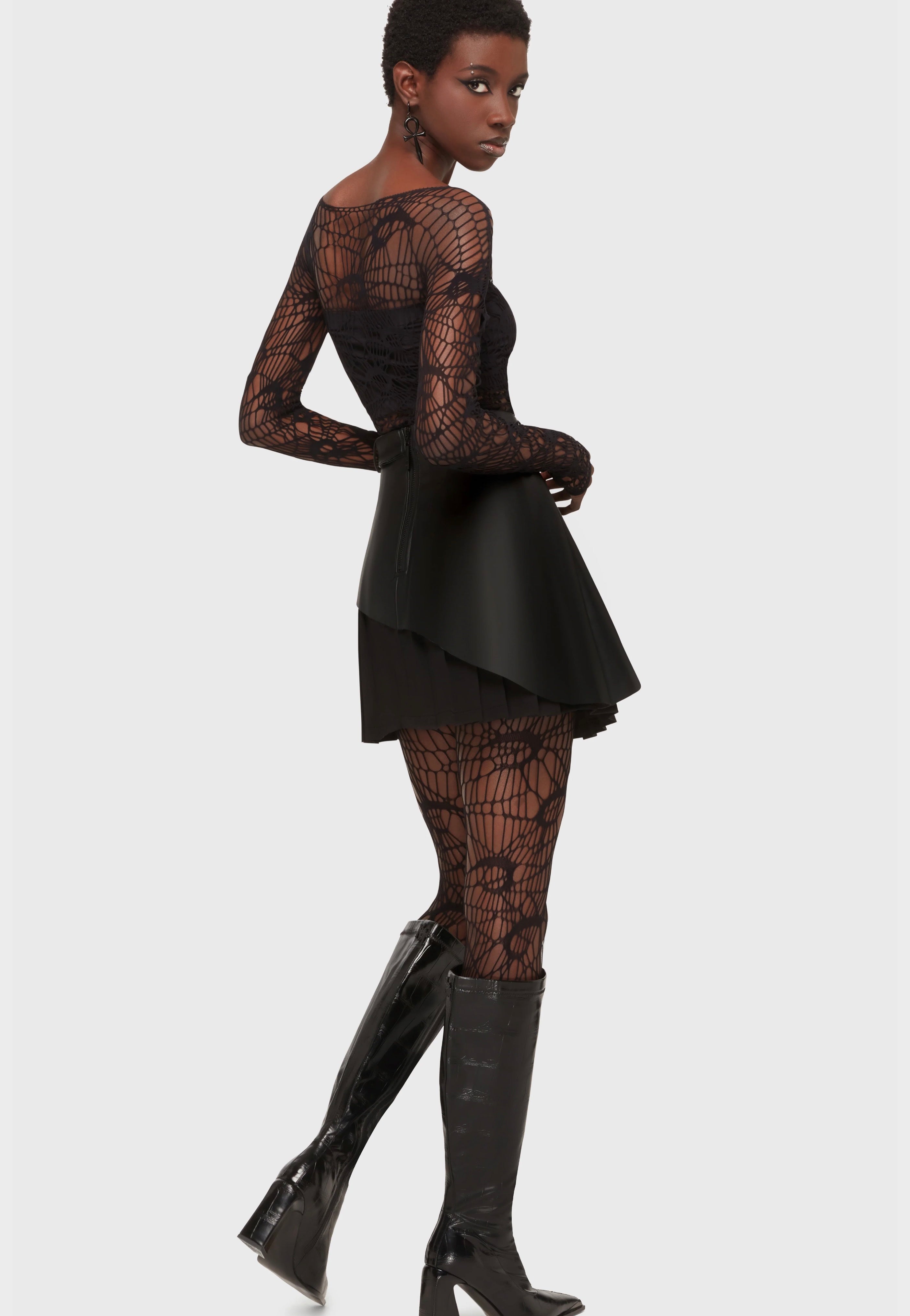 Killstar x Kihilist - Lamenthia Black - Tights | Women-Image