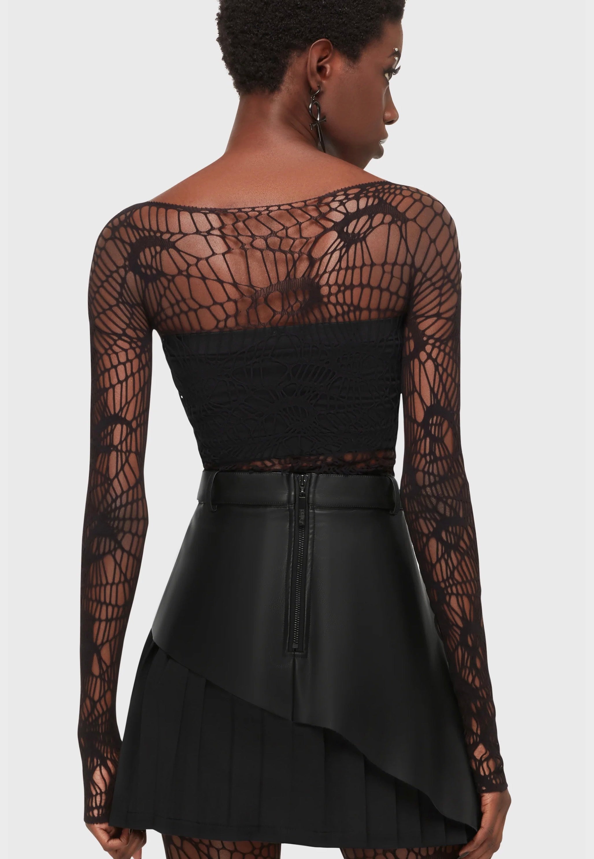 Killstar x Kihilist - Lamenthia Black - Top | Women-Image