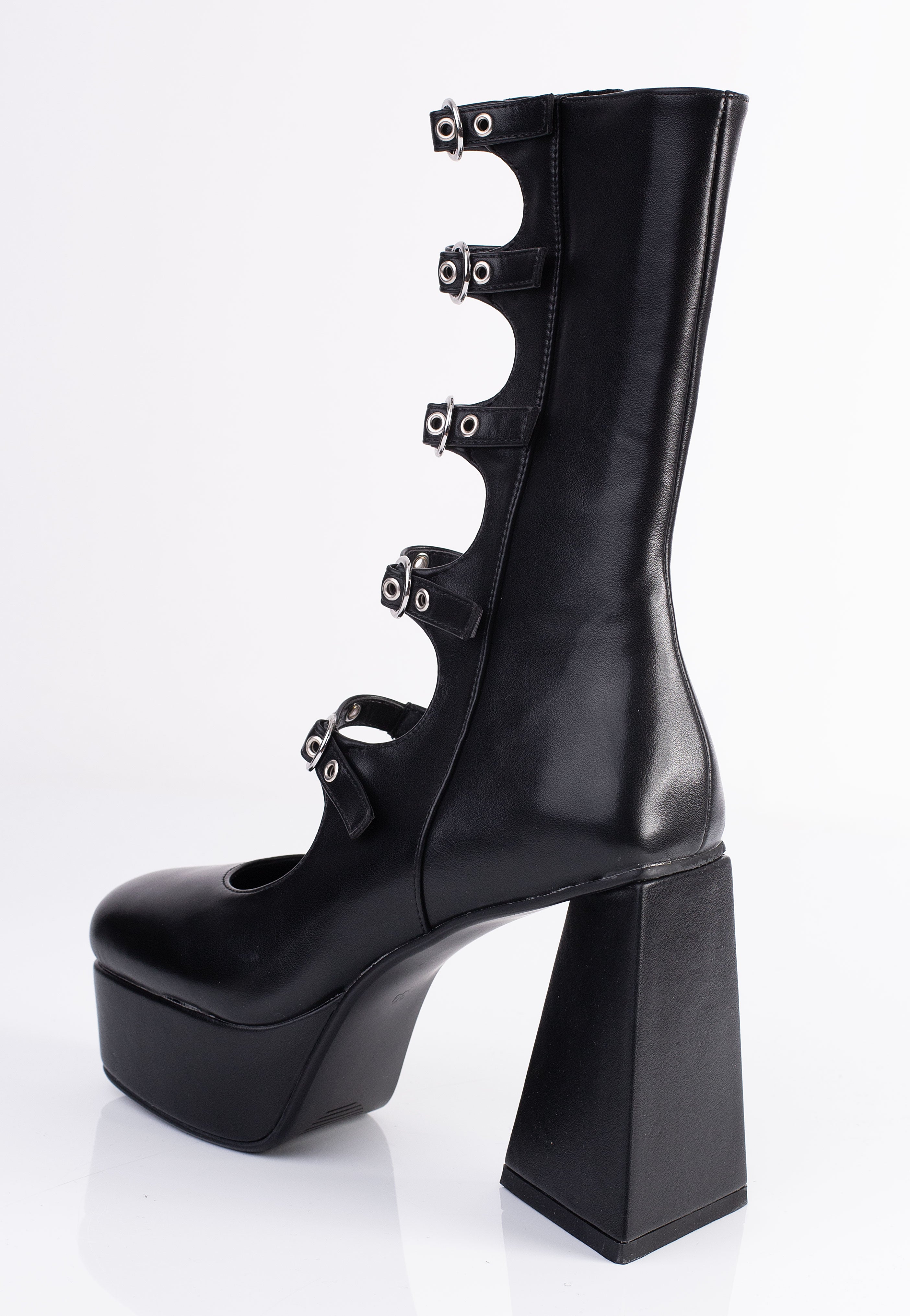 Lamoda - Padlock Platform Calf - Girl Shoes | Women-Image