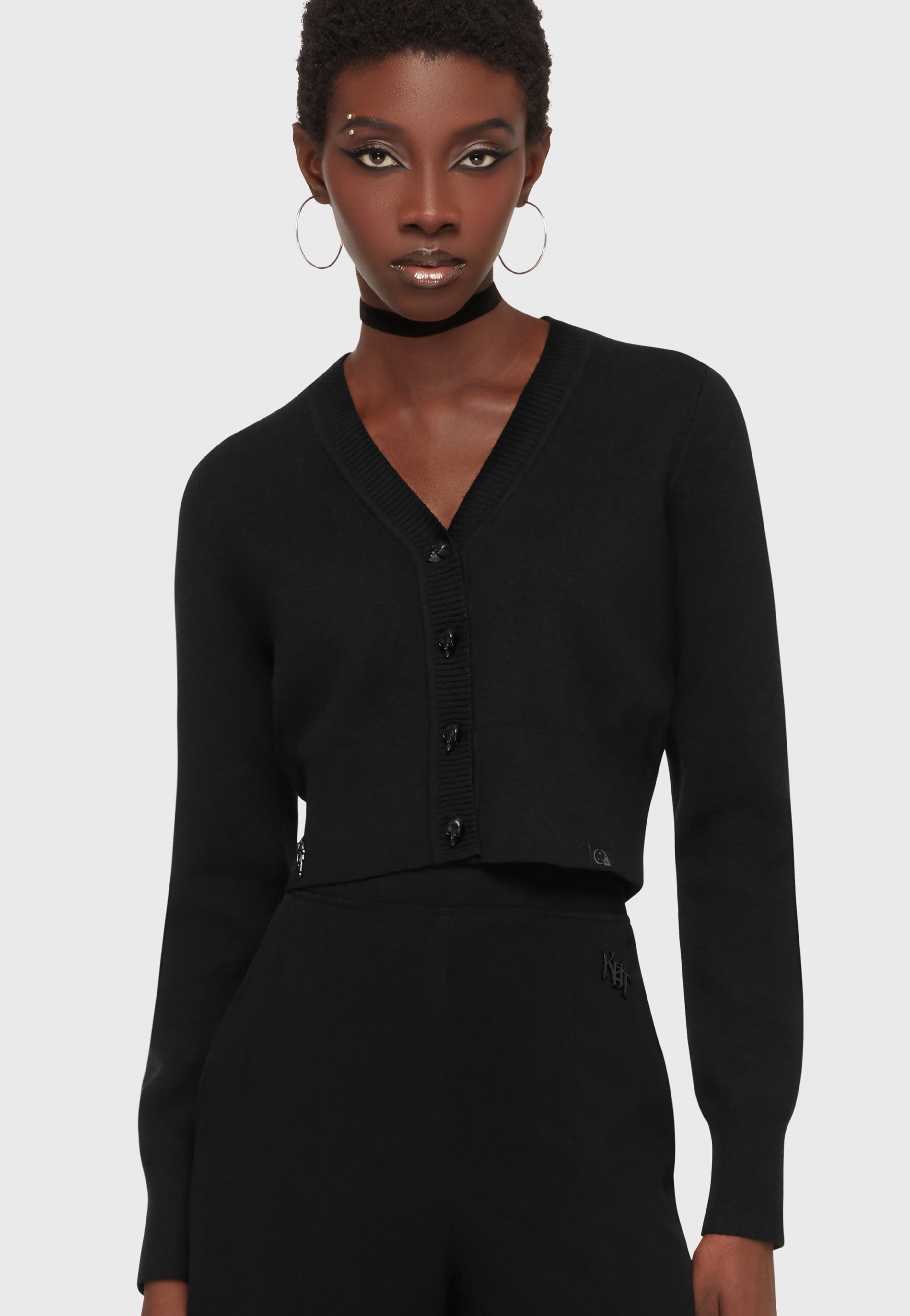 Killstar x Motionless In White - Lana's Eclipse Black - Cardigan | Men-Image