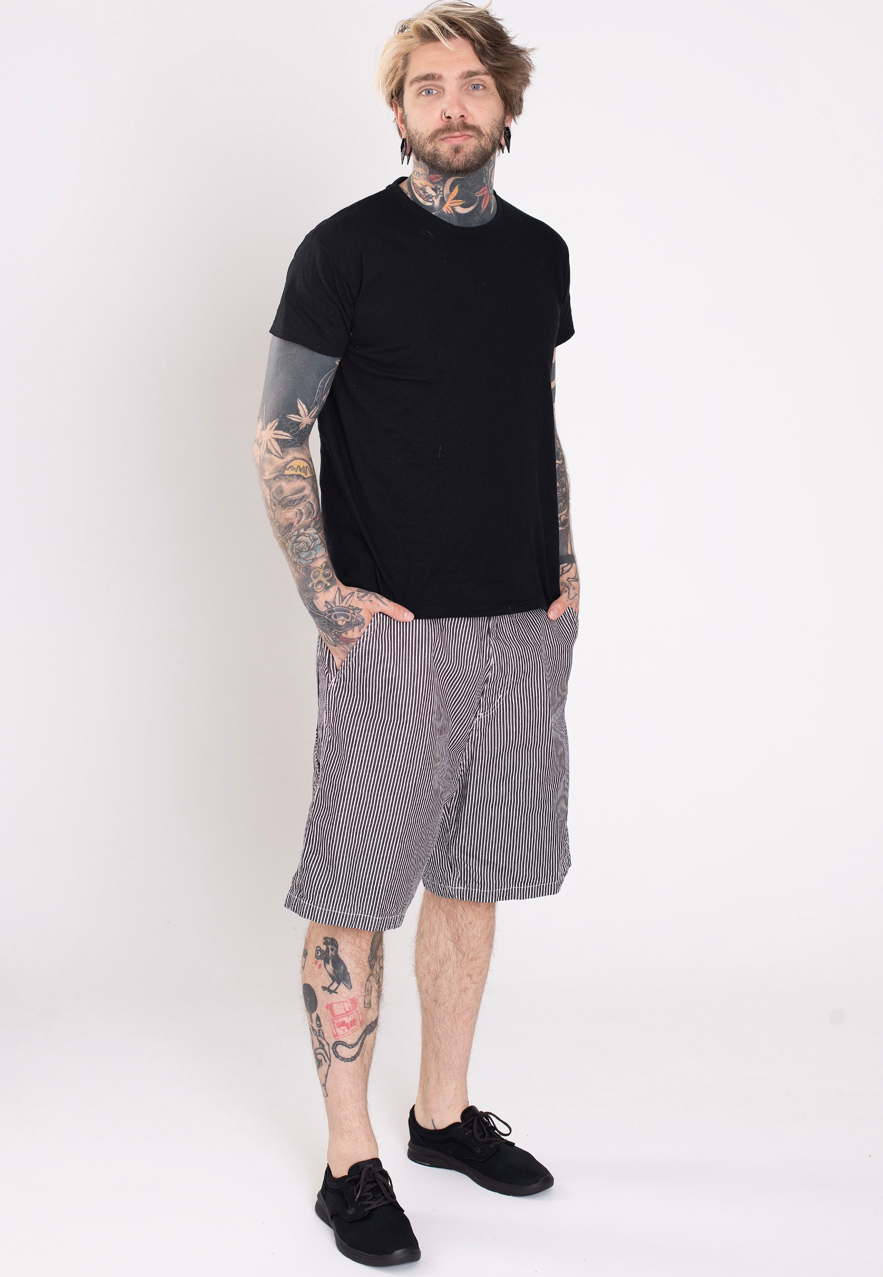 Carhartt WIP - Terrell SK Rinsed Dark Navy/Wax - Shorts | Men-Image