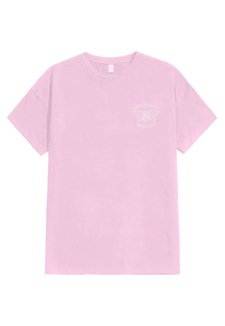 Landmvrks - Cicada Marseille Light Pink - T-Shirt | Neutral-Image