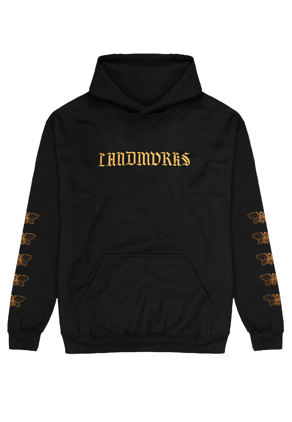 Landmvrks - Old Font Cicada II - Hoodie | Neutral-Image