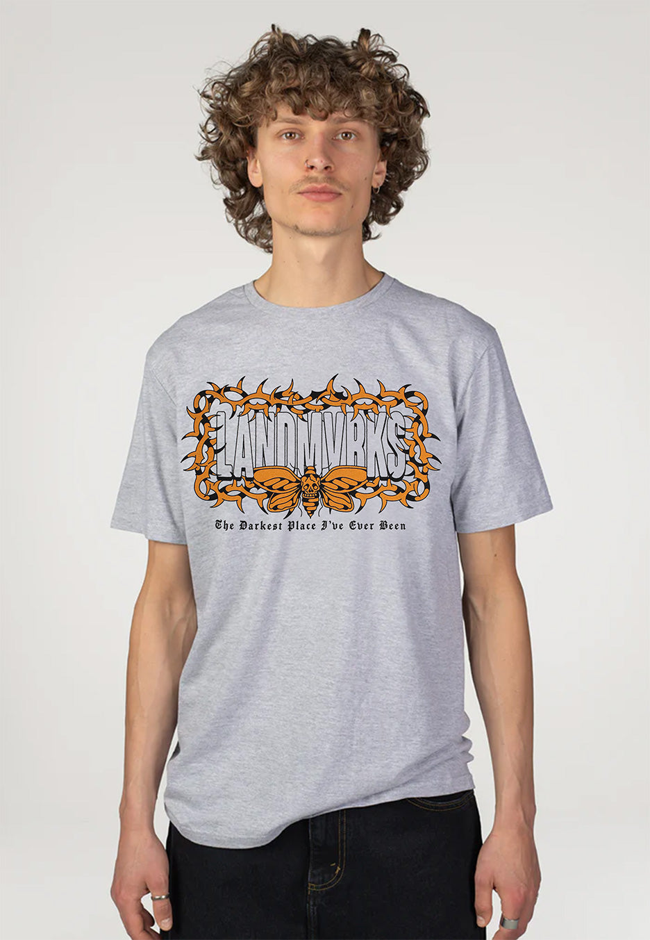 Landmvrks - The Darkest Place Ashgrey - T-Shirt | Men-Image