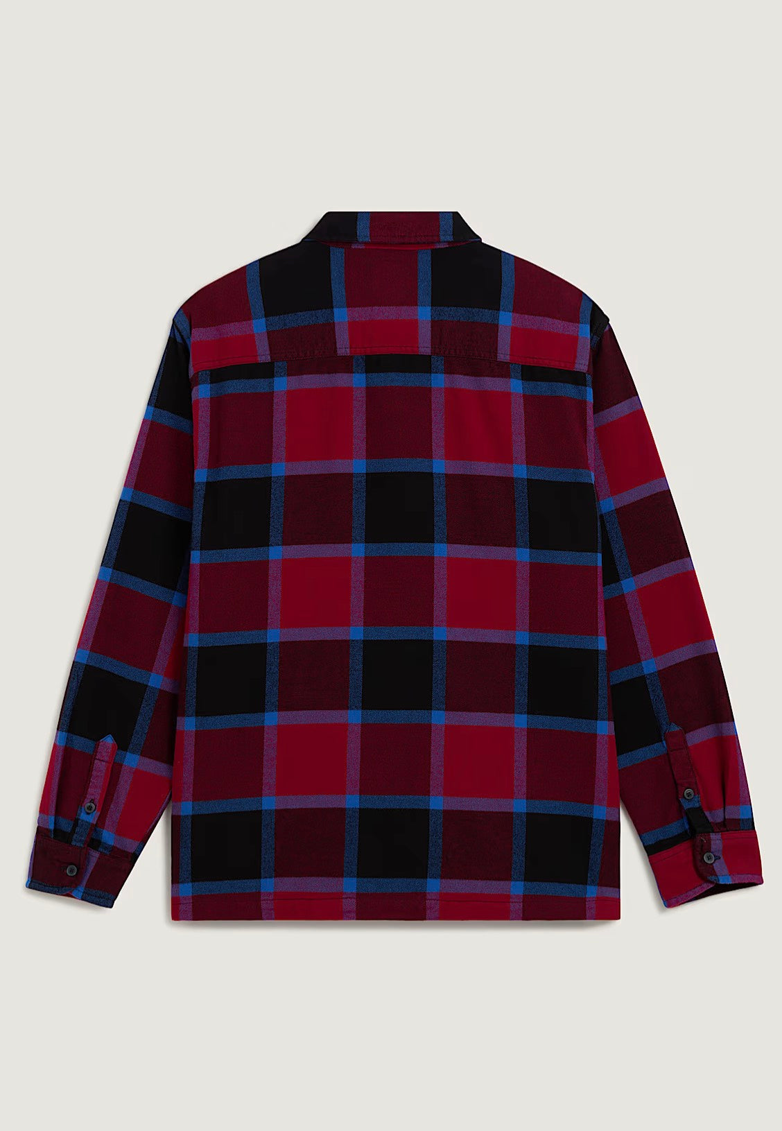 Vans - Larkspur Plaid Flannel Bordeaux/Black - Shirt | Men-Image