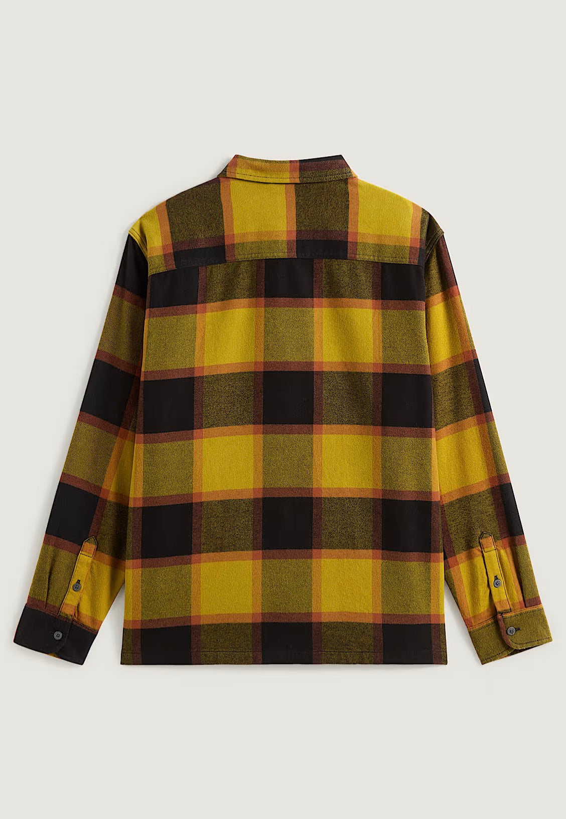 Vans - Larkspur Plaid Flannel Burnt Gold/Black - Shirt | Men-Image