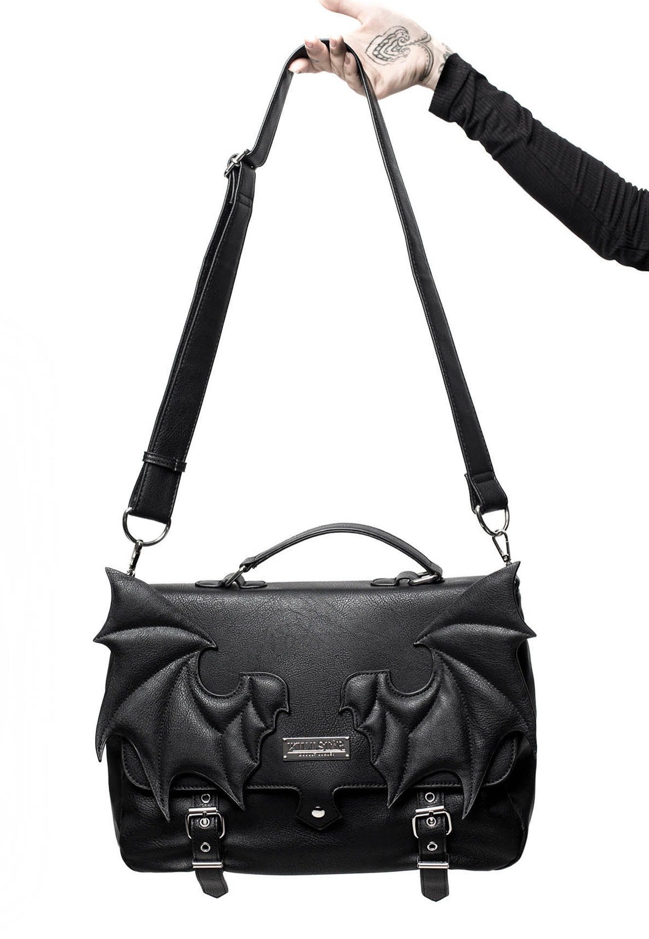 Killstar - Le Fey Messenger Black - Messenger Bag | Women-Image