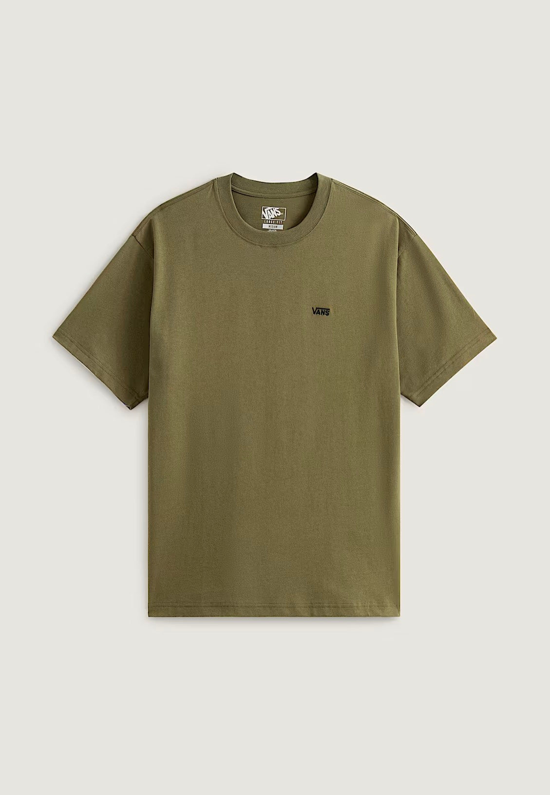 Vans - Left Chest II Loose Mossy Olive - T-Shirt | Men-Image