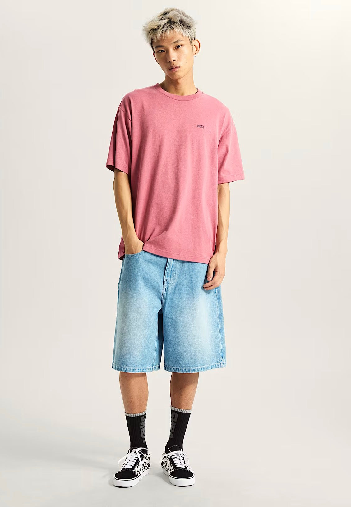 Vans - Left Chest II Loose Mauvewood - T-Shirt | Men-Image