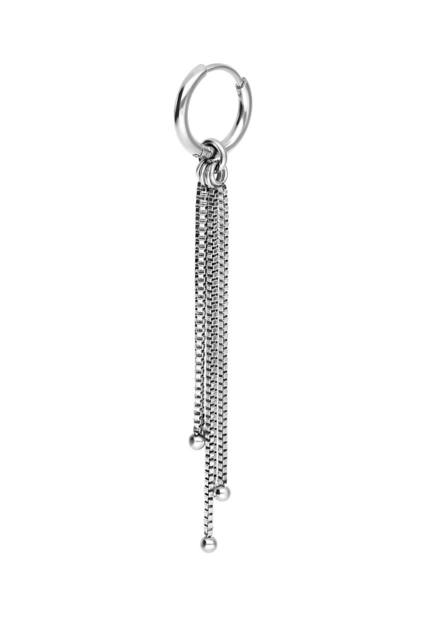 Wildcat - Little Square Venezia Silver - Earrings | Neutral-Image