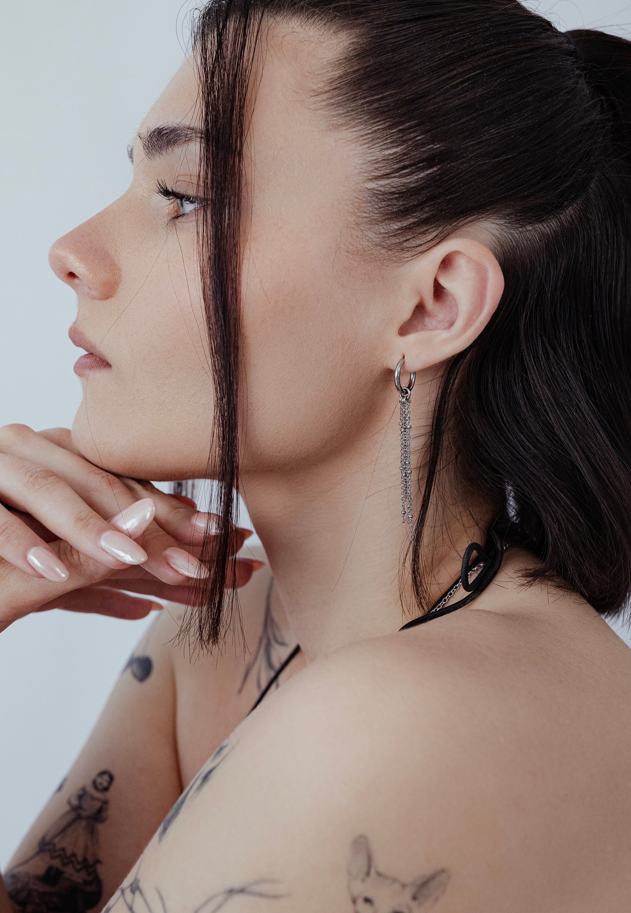 Wildcat - Little Satellite Silver - Earrings | Neutral-Image