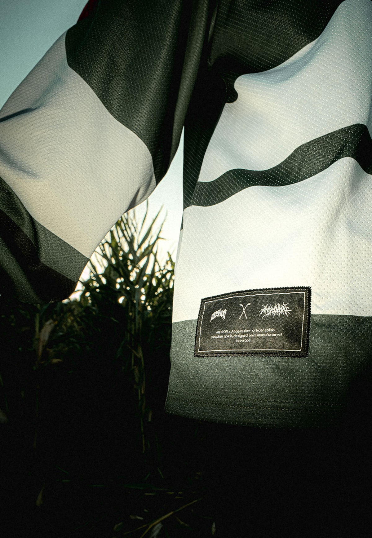 MaskOff Apparel x Angelmaker ANGELMAKER Performance Green Hockey Jersey | Men-Image