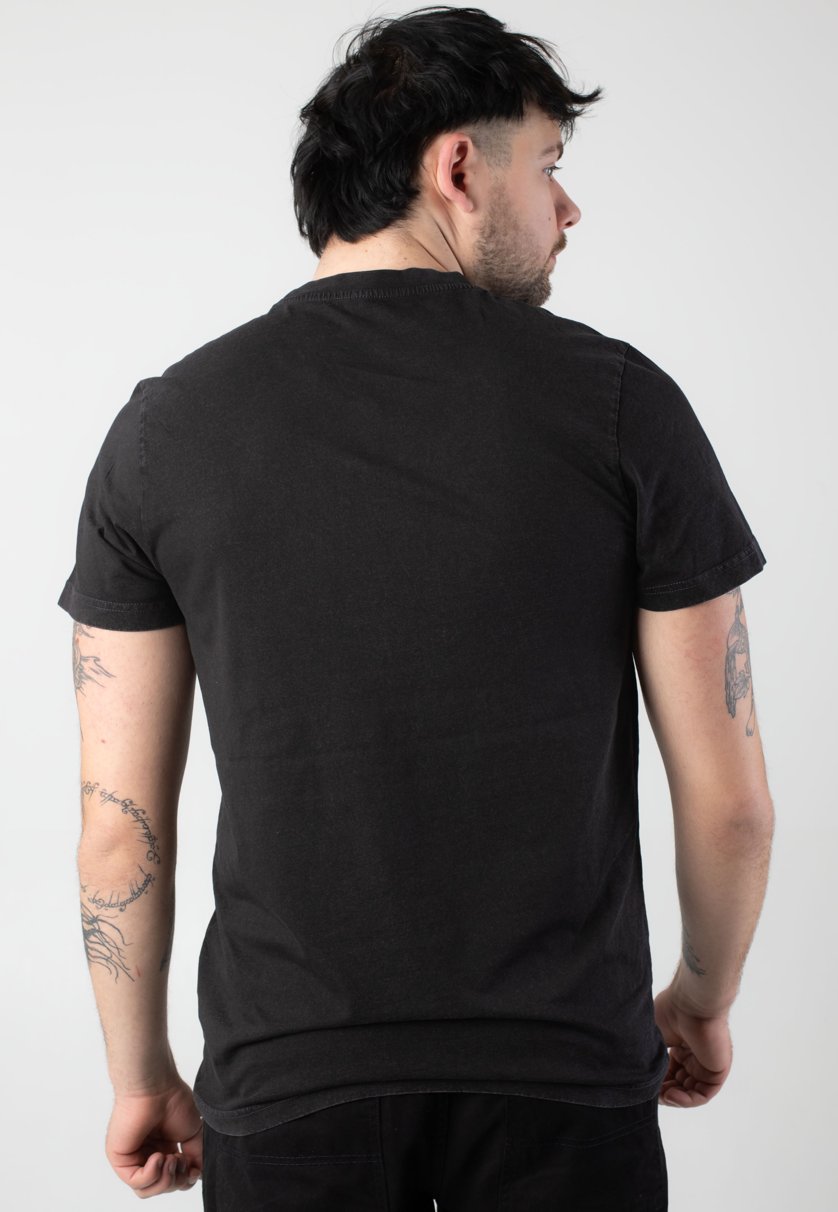 Like Moths To Flames - Anime Eyes Acid Washed - T-Shirt | Men-Image