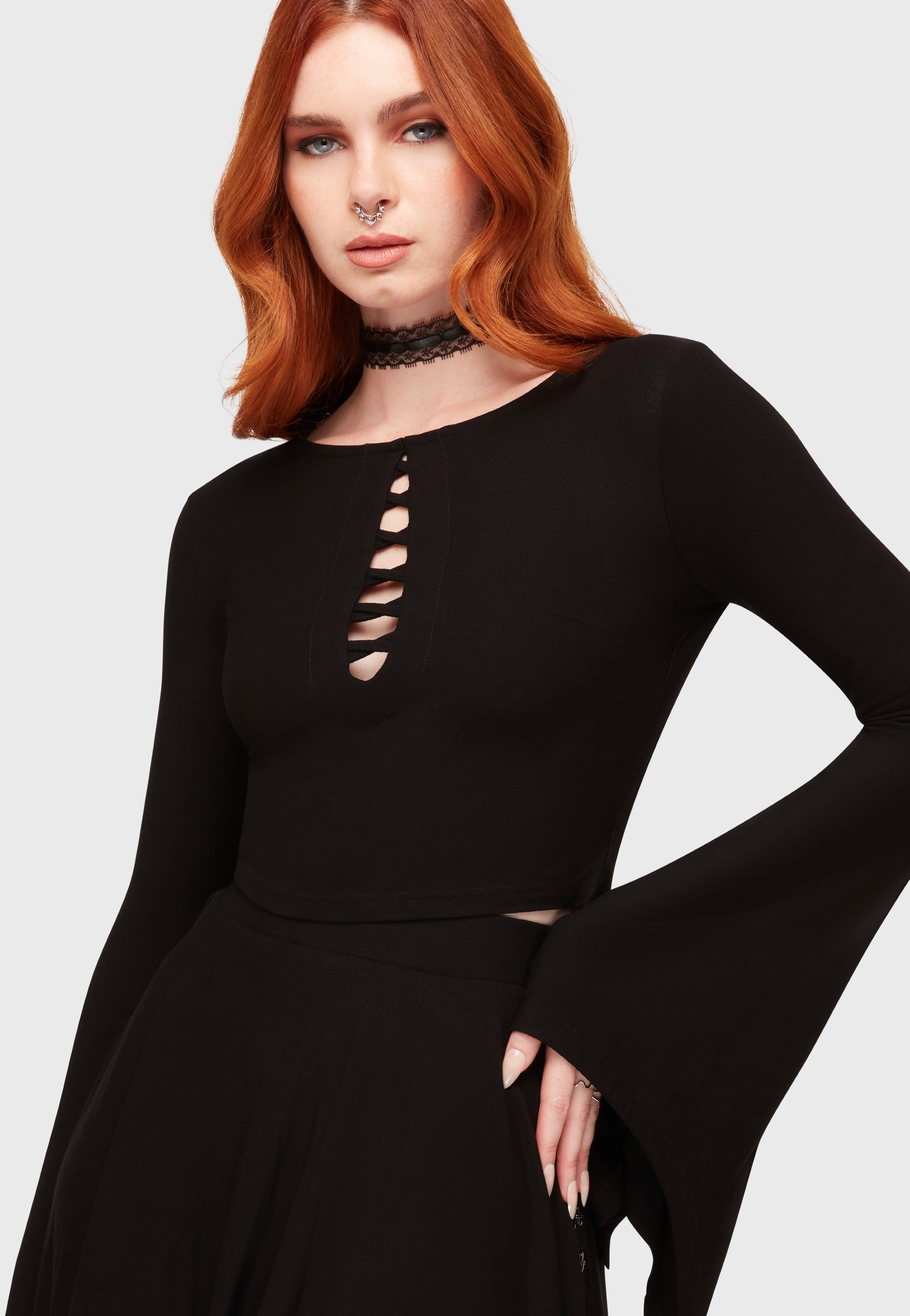 Killstar - Liliths Lust Black - Top | Women-Image