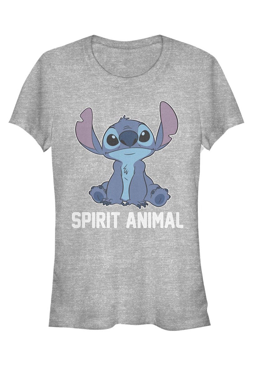 Lilo & Stitch - Spirit Animal V2 Heather Grey - Girly | Neutral-Image
