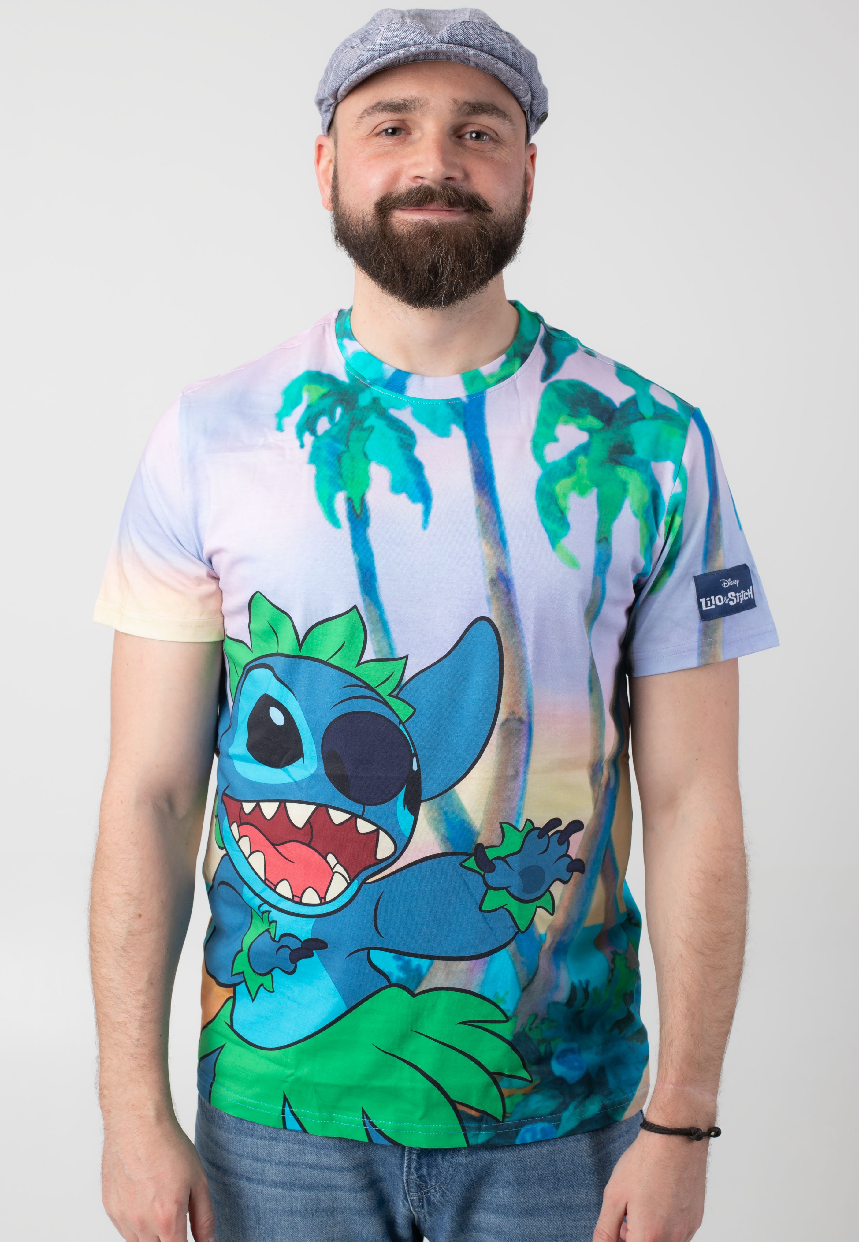 Lilo & Stitch - Beach Allover - T-Shirt | Men-Image
