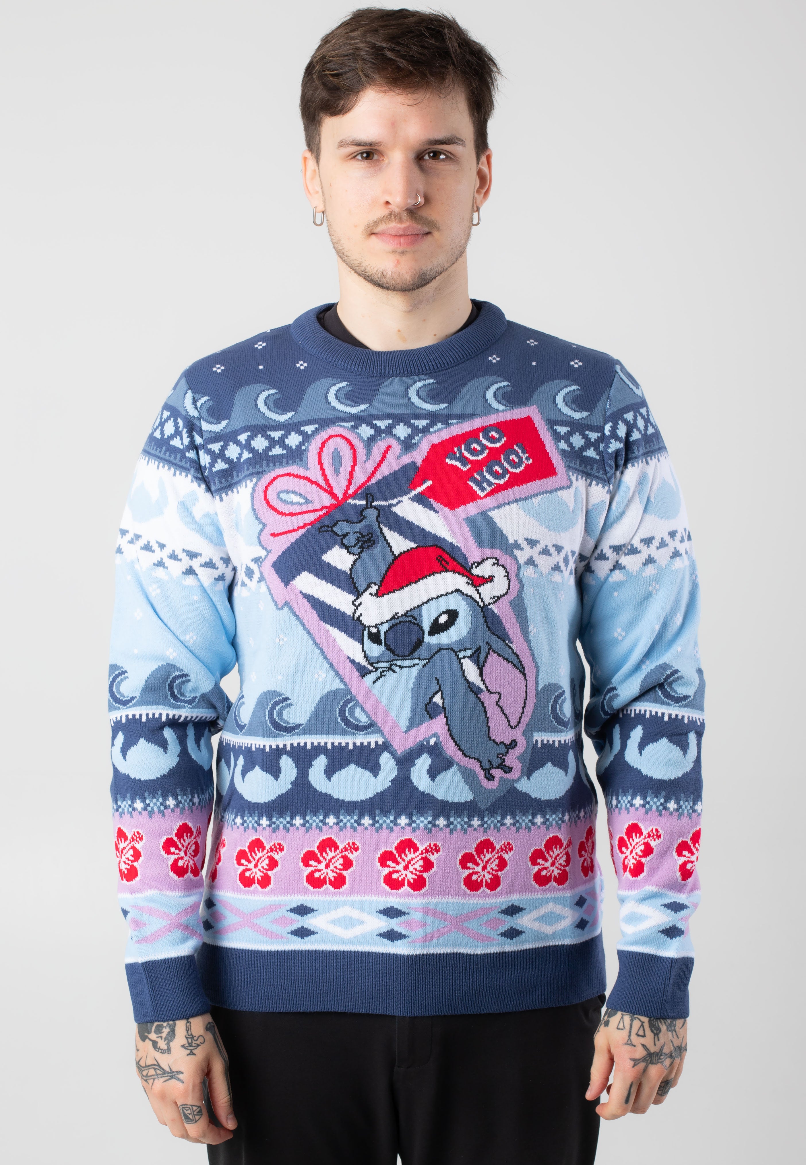 Lilo & Stitch - Yoo Hoo Xmas Knit - Pullover | Men-Image