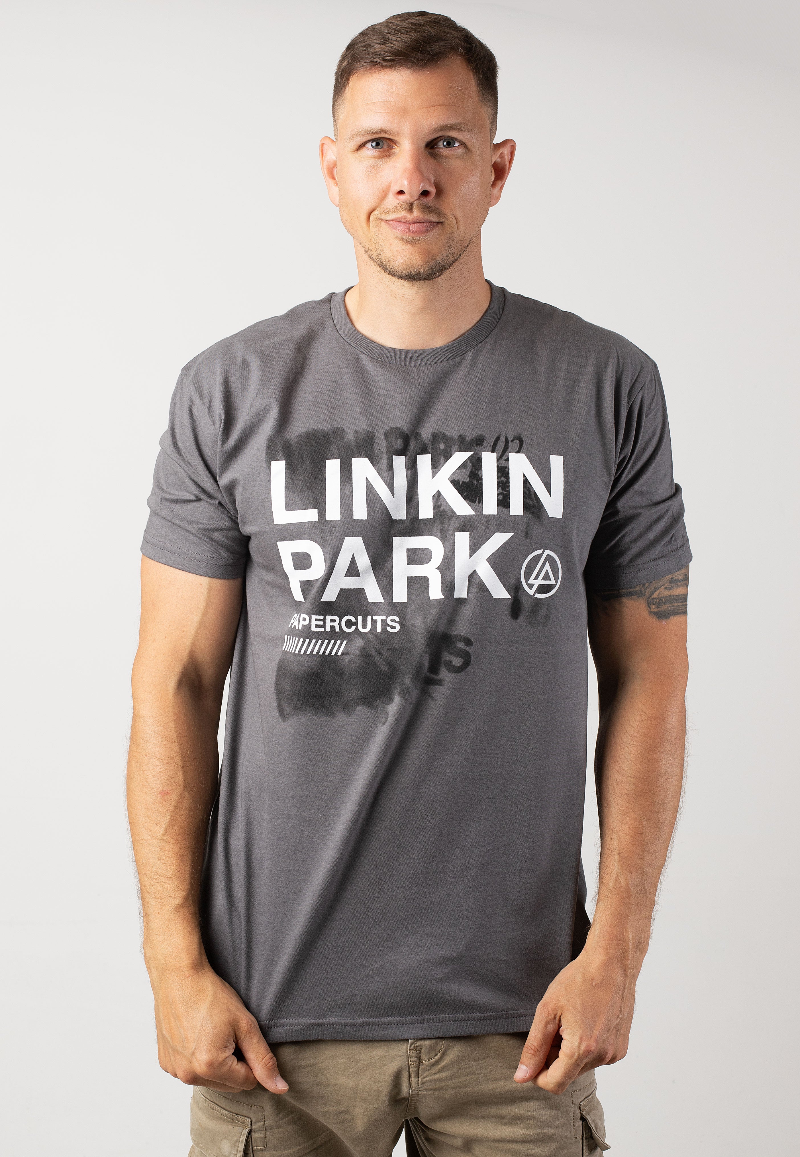Linkin Park Papercuts Charcoal - T-Shirt | Impericon