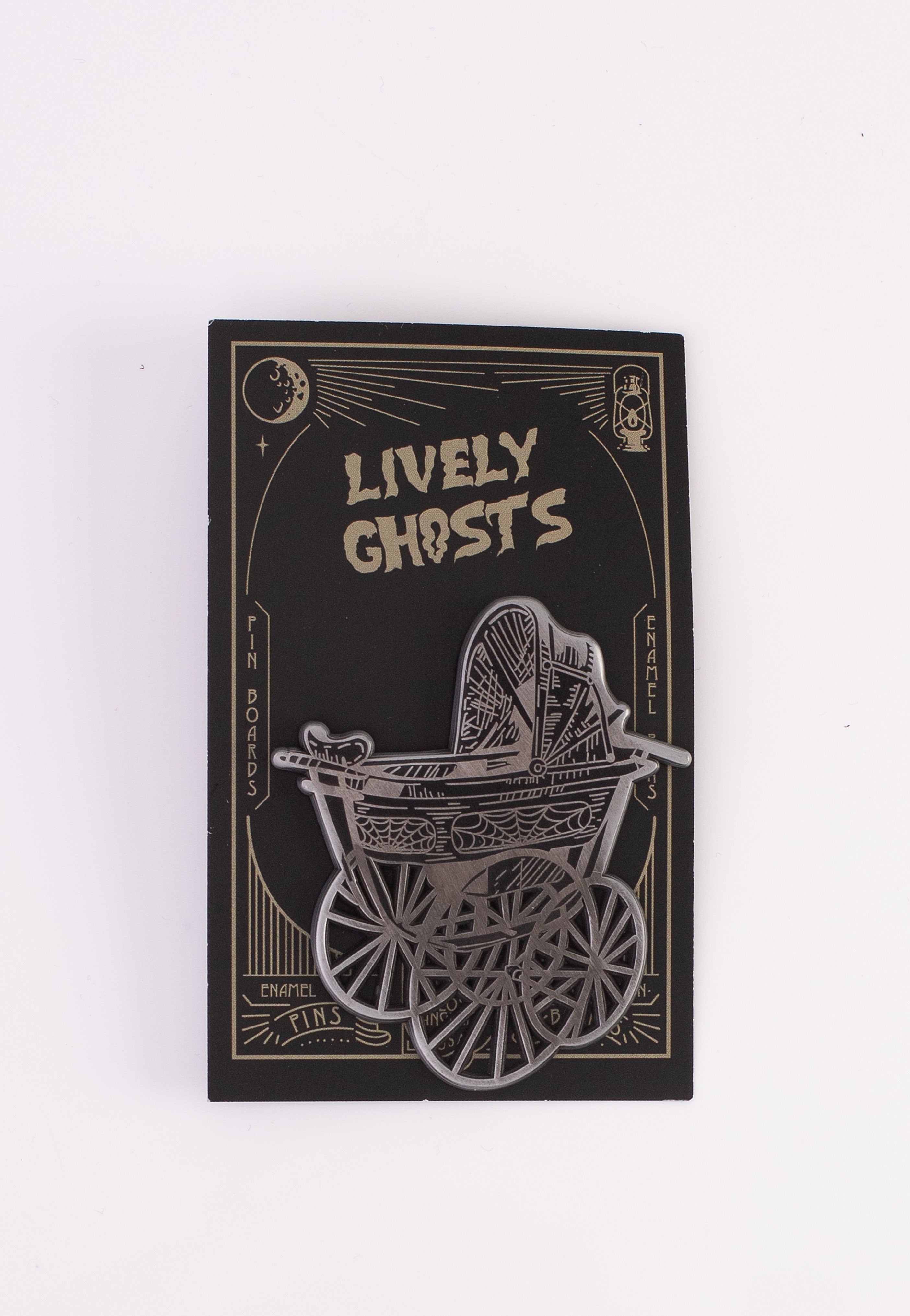 Lively Ghosts - Dark Carriage - Pin | Neutral-Image